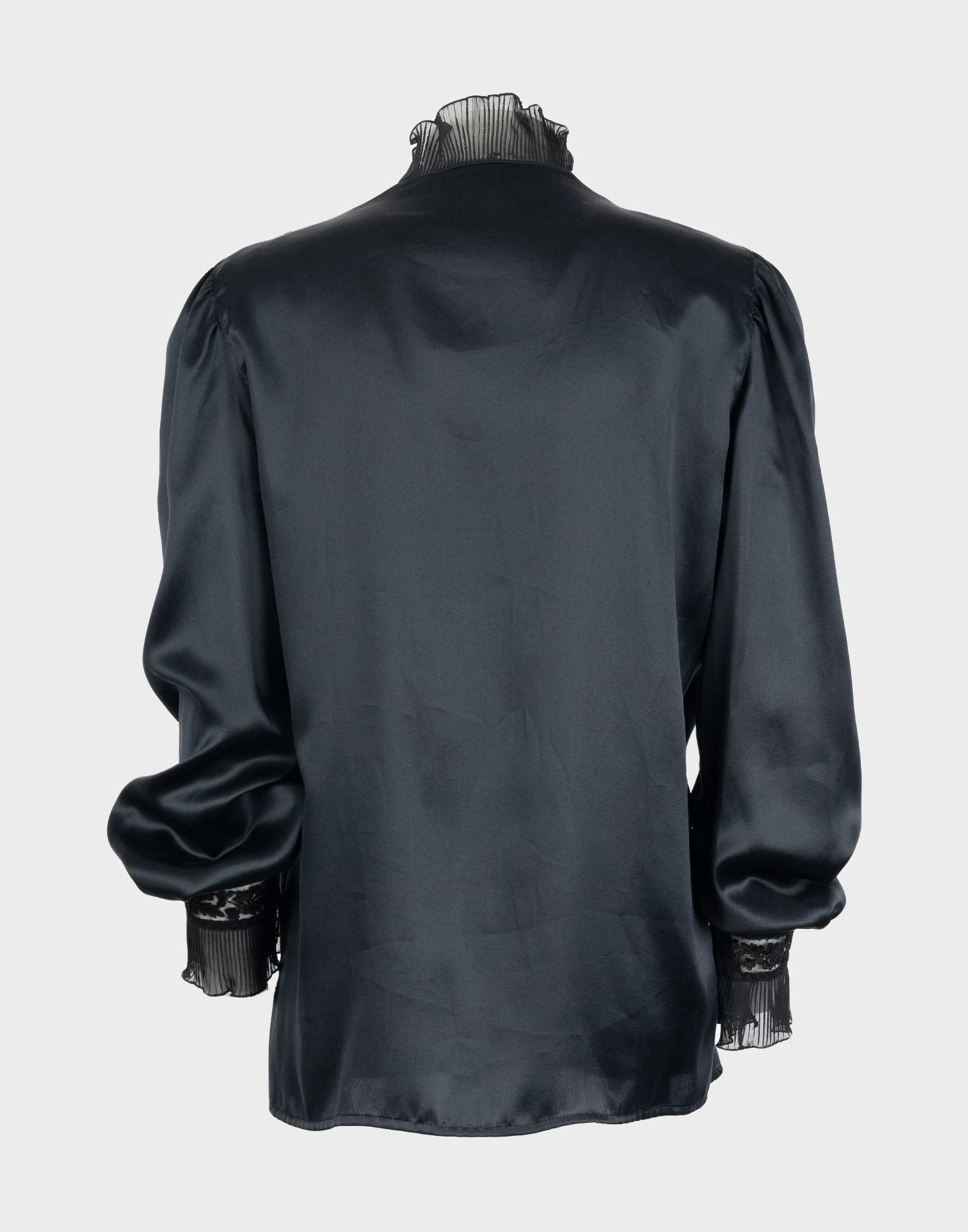 Byblos - Camicia nera con ruches - immagine 5