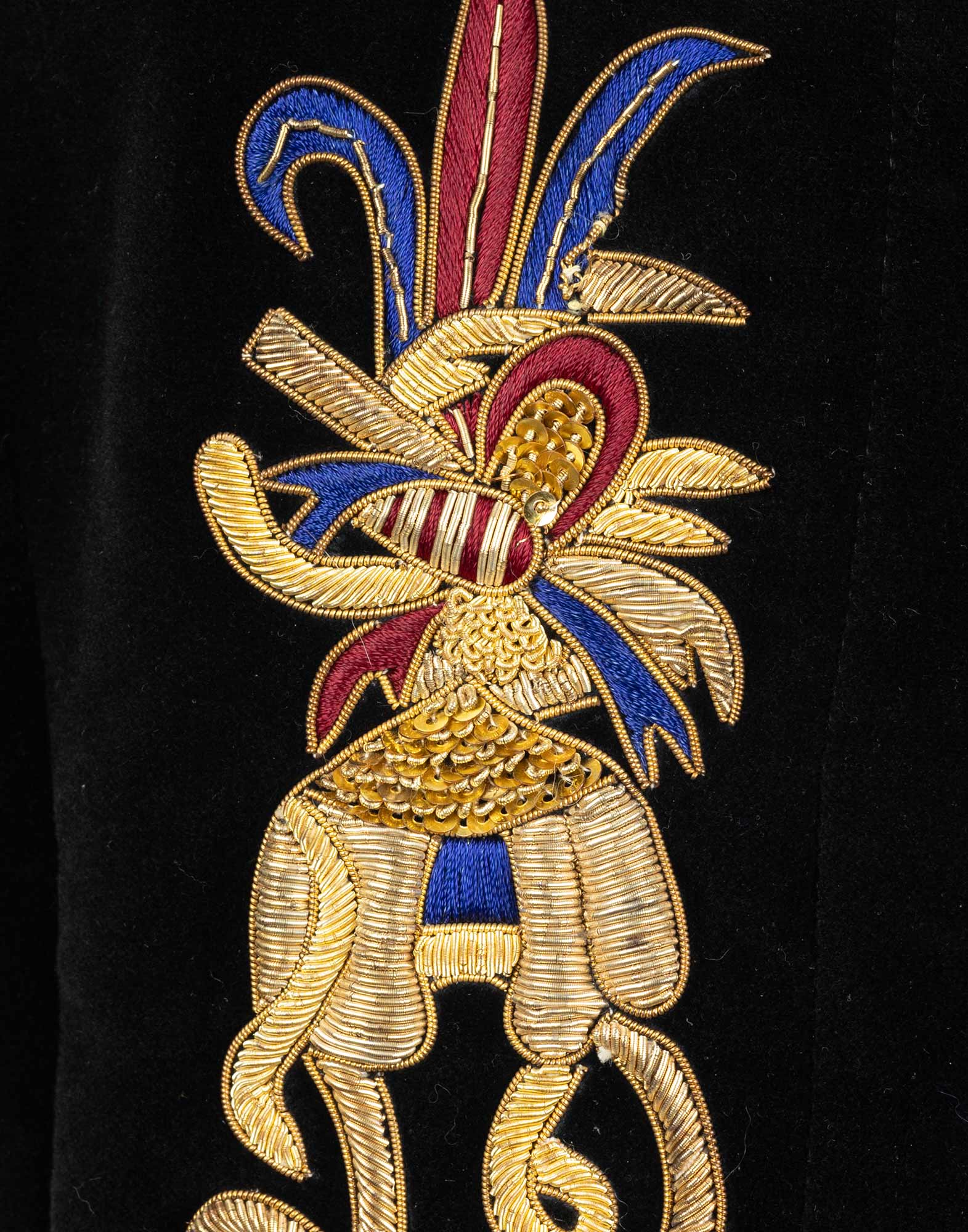 Escada - Velvet Vest with Embellishments - Image 6