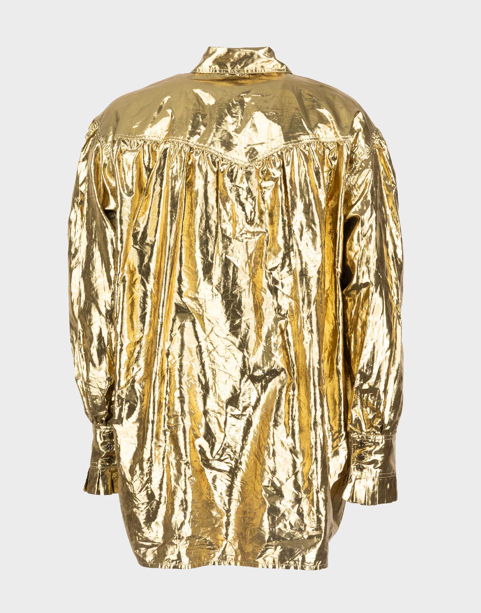 Moschino - Camicia oro anni '90 - immagine 2