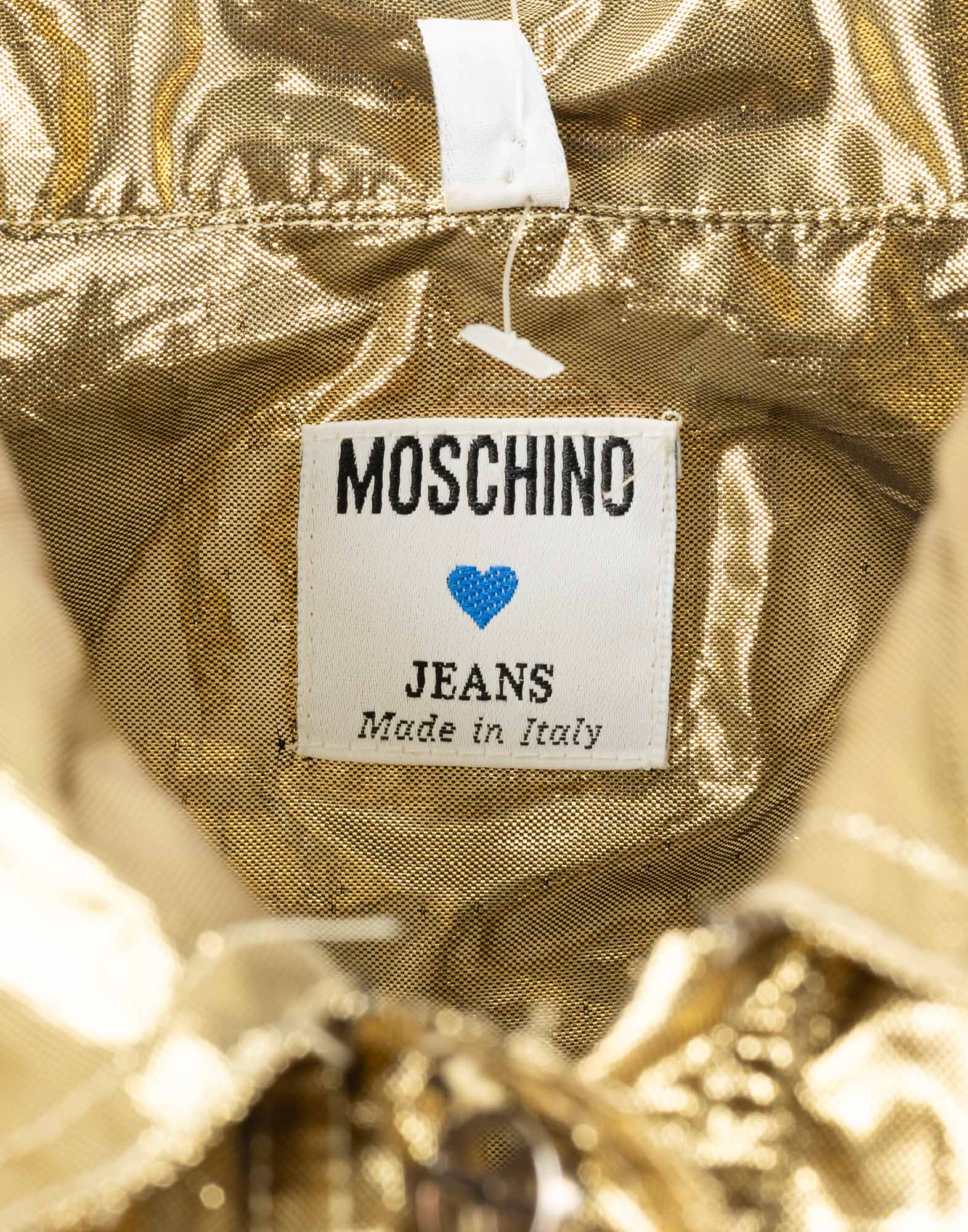 Moschino - Camicia oro anni '90 - immagine 4