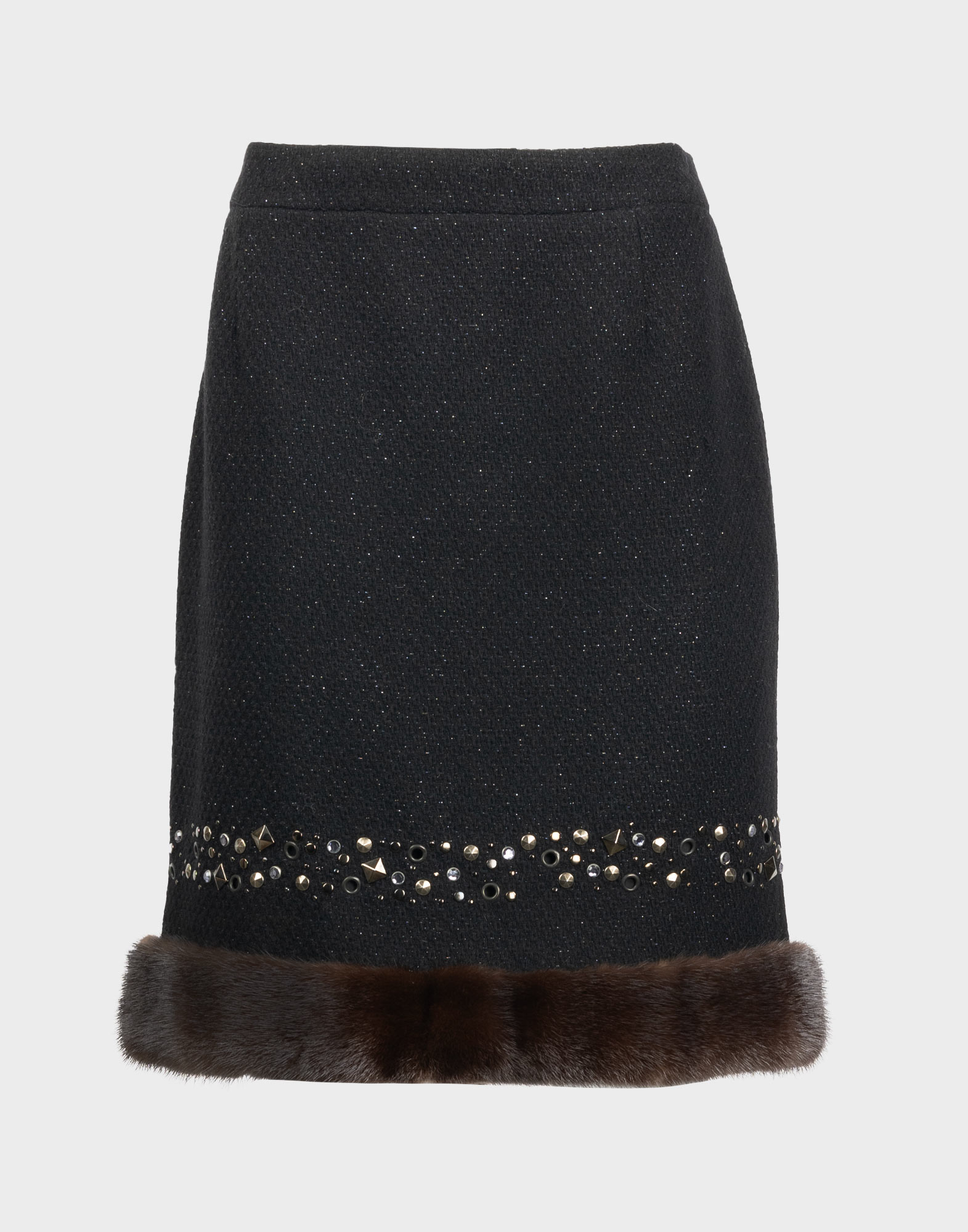 Blumarine - 2000s black tweed suit - Image 7
