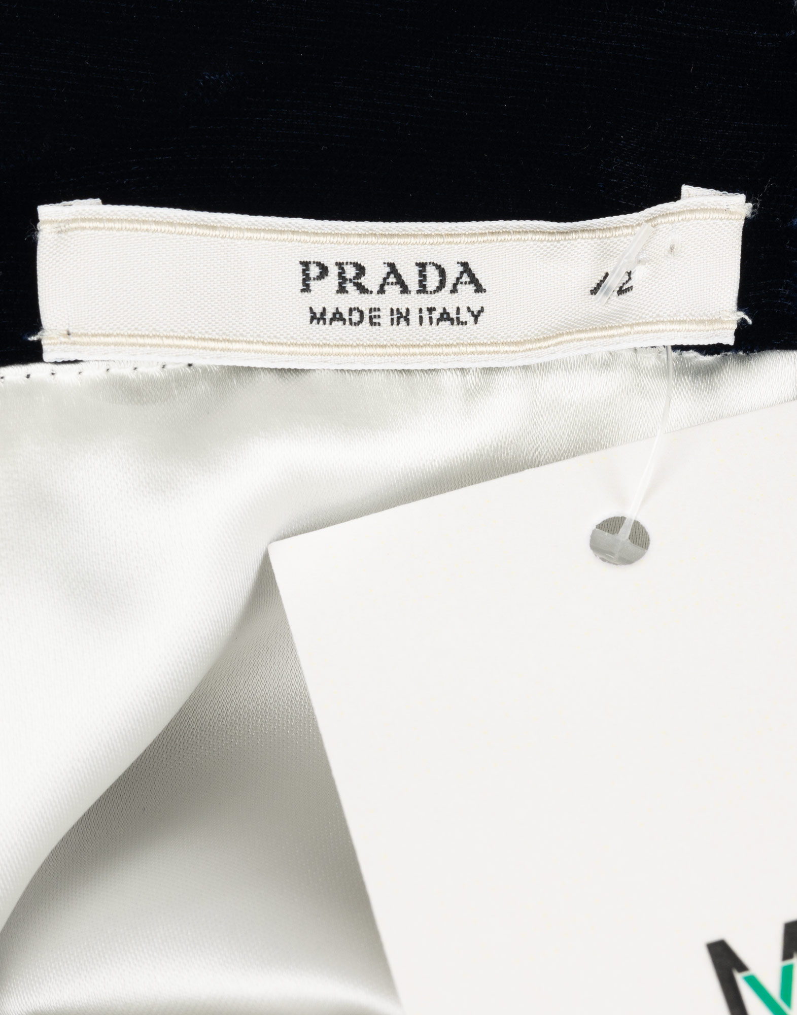 Prada - Gonna in velluto blu - immagine 6