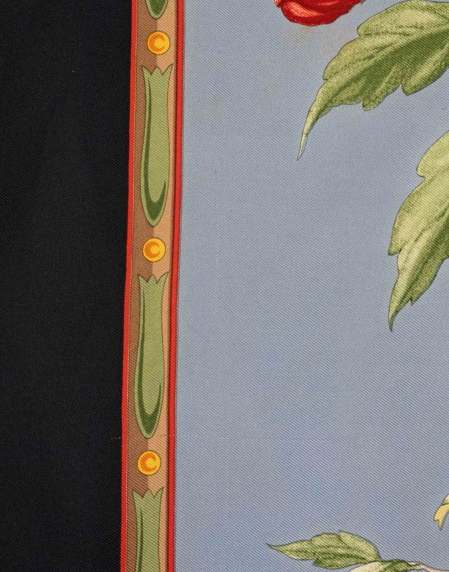 Salvatore Ferragamo - Foulard 'Le Perroquets Parrots' anni '90 - immagine 4