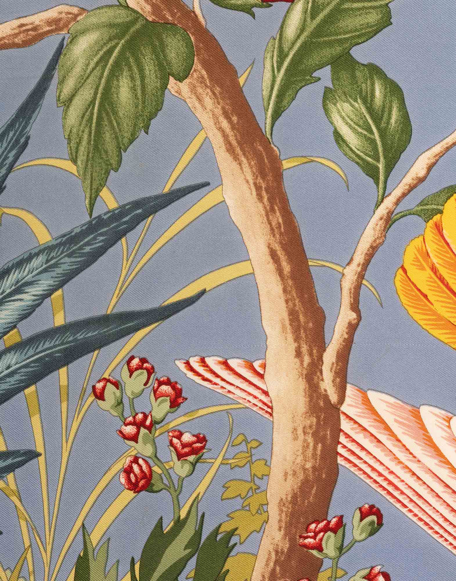 Salvatore Ferragamo - Foulard 'Le Perroquets Parrots' anni '90 - immagine 5