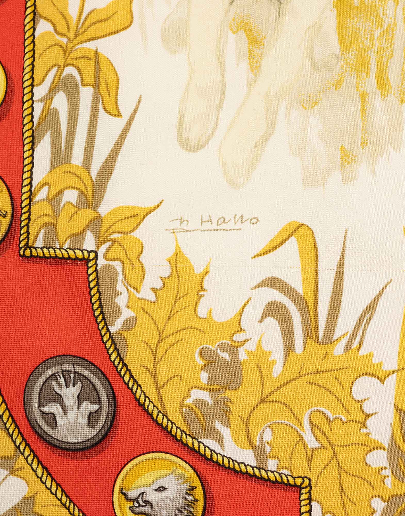 Hermes - Foulard 'Le Debuche' anni '80 nero - immagine 7