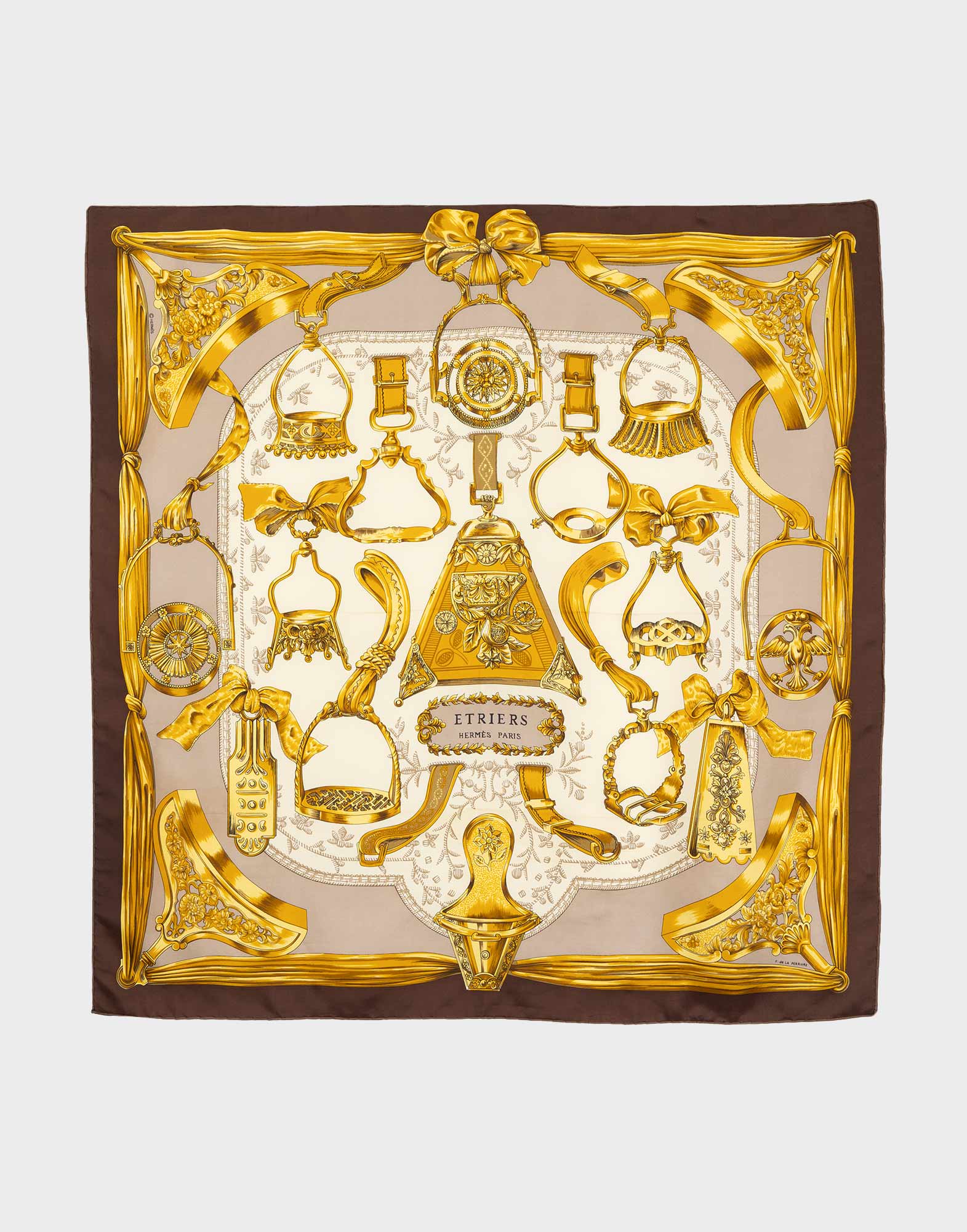 Hermes - Foulard 'Etriers' anni '80/90