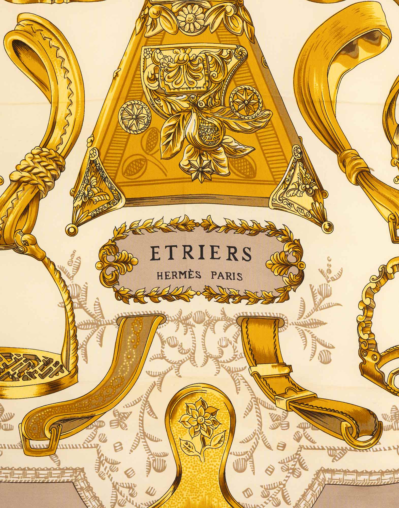 Hermes - Foulard 'Etriers' anni '80/90 - immagine 2