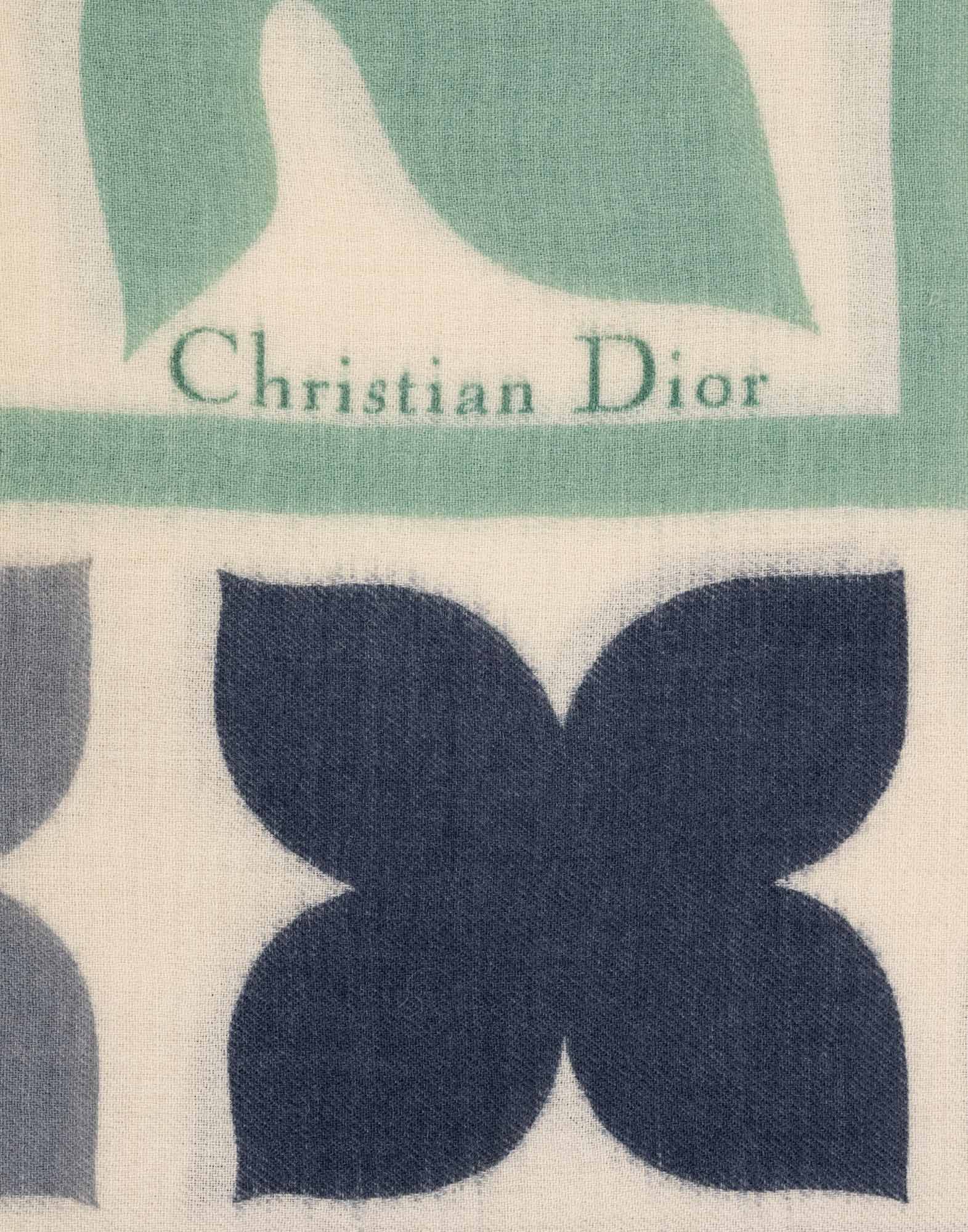 Christian Dior - Sciarpa in lana beige - immagine 3