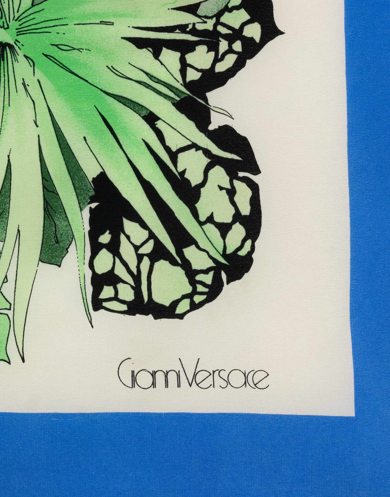 Gianni Versace - 80s floral scarf - Image 2