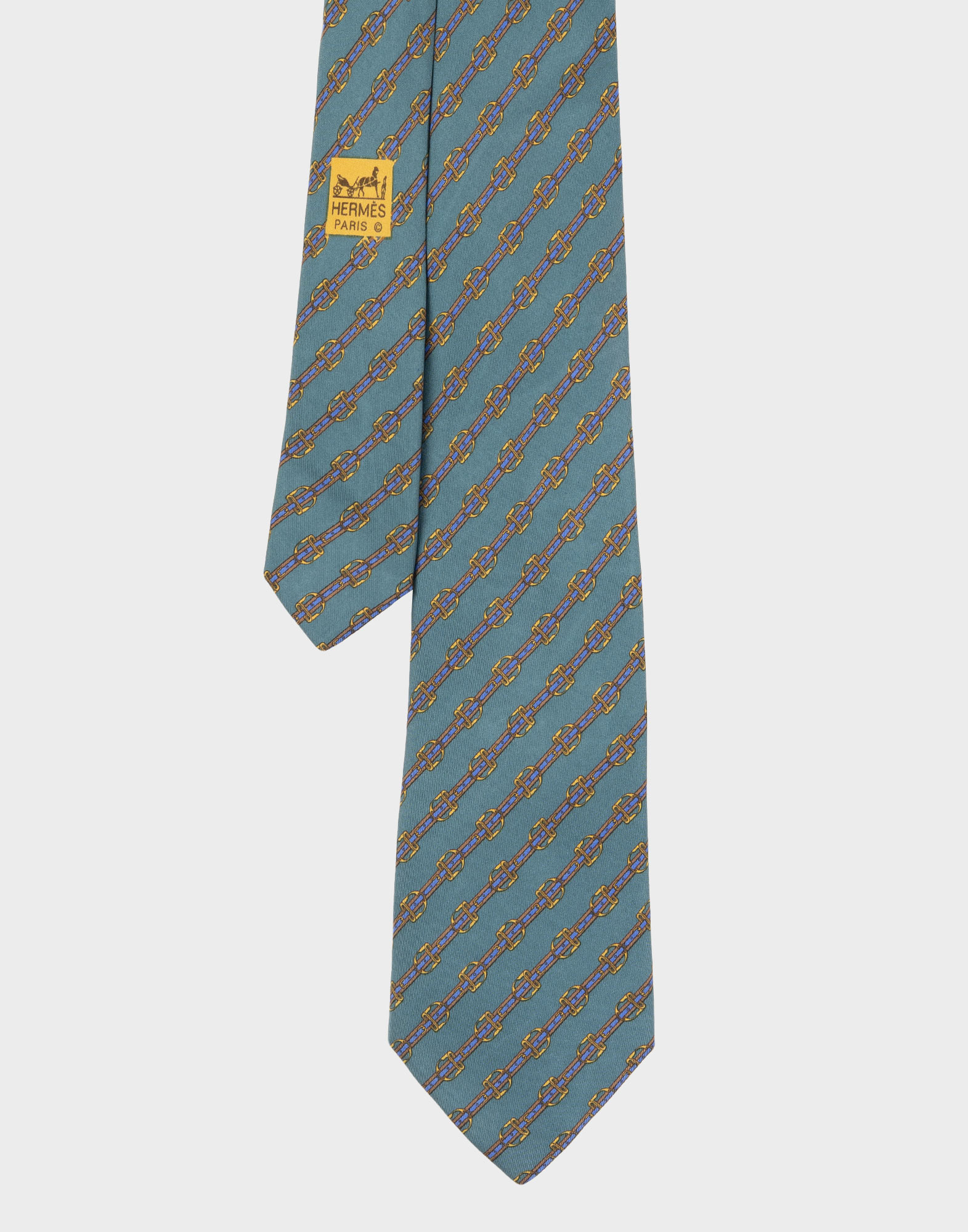 Hermes - Tie with diagonal pattern - Image 2