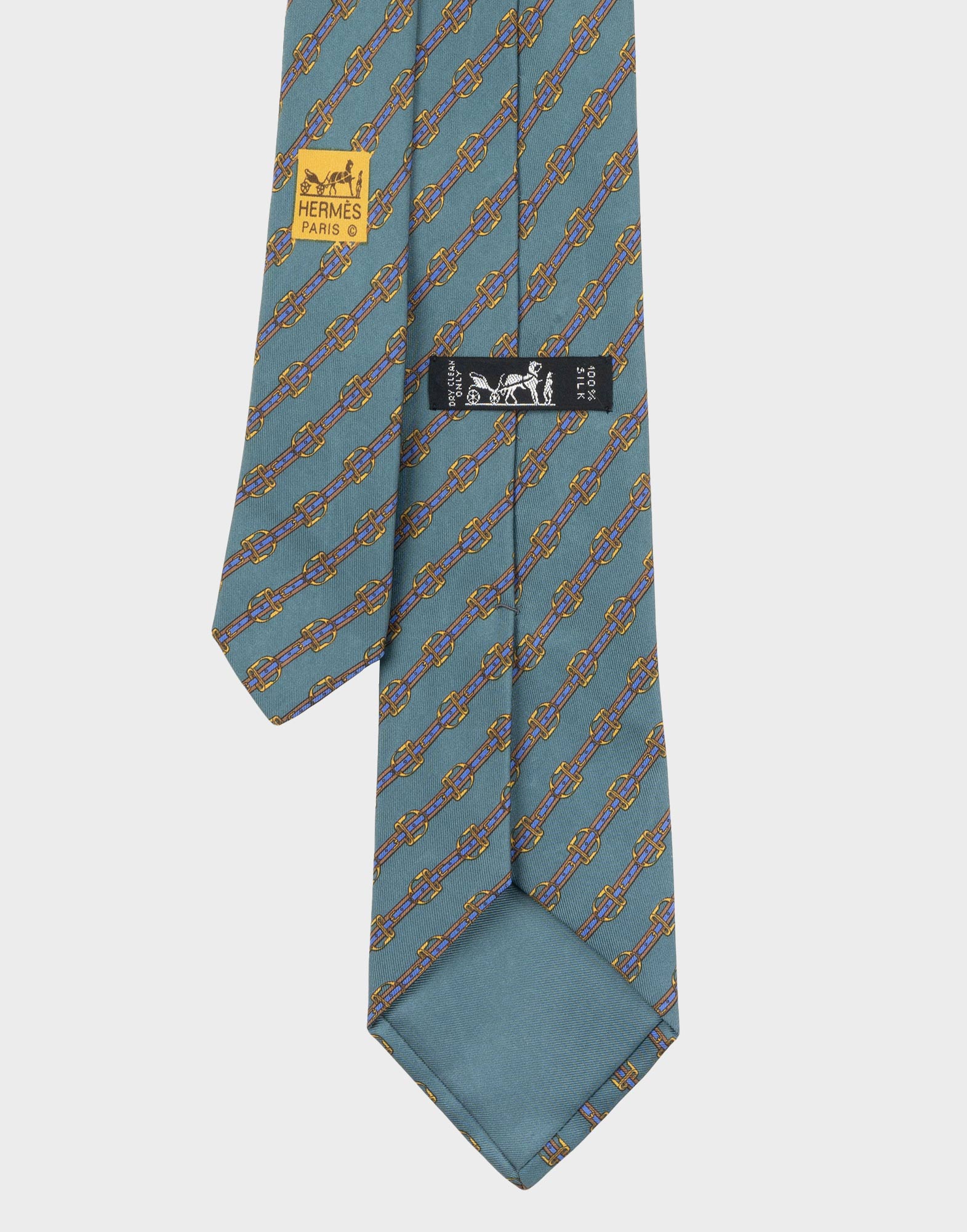 Hermes - Tie with diagonal pattern - Image 3
