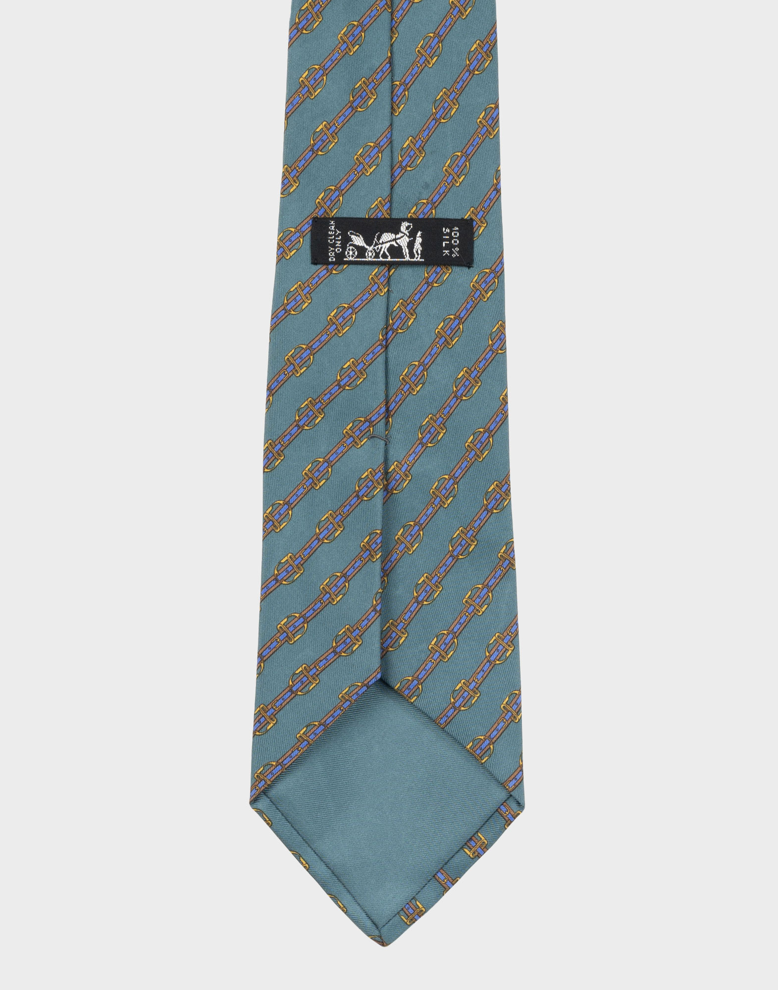 Hermes - Tie with diagonal pattern - Image 4