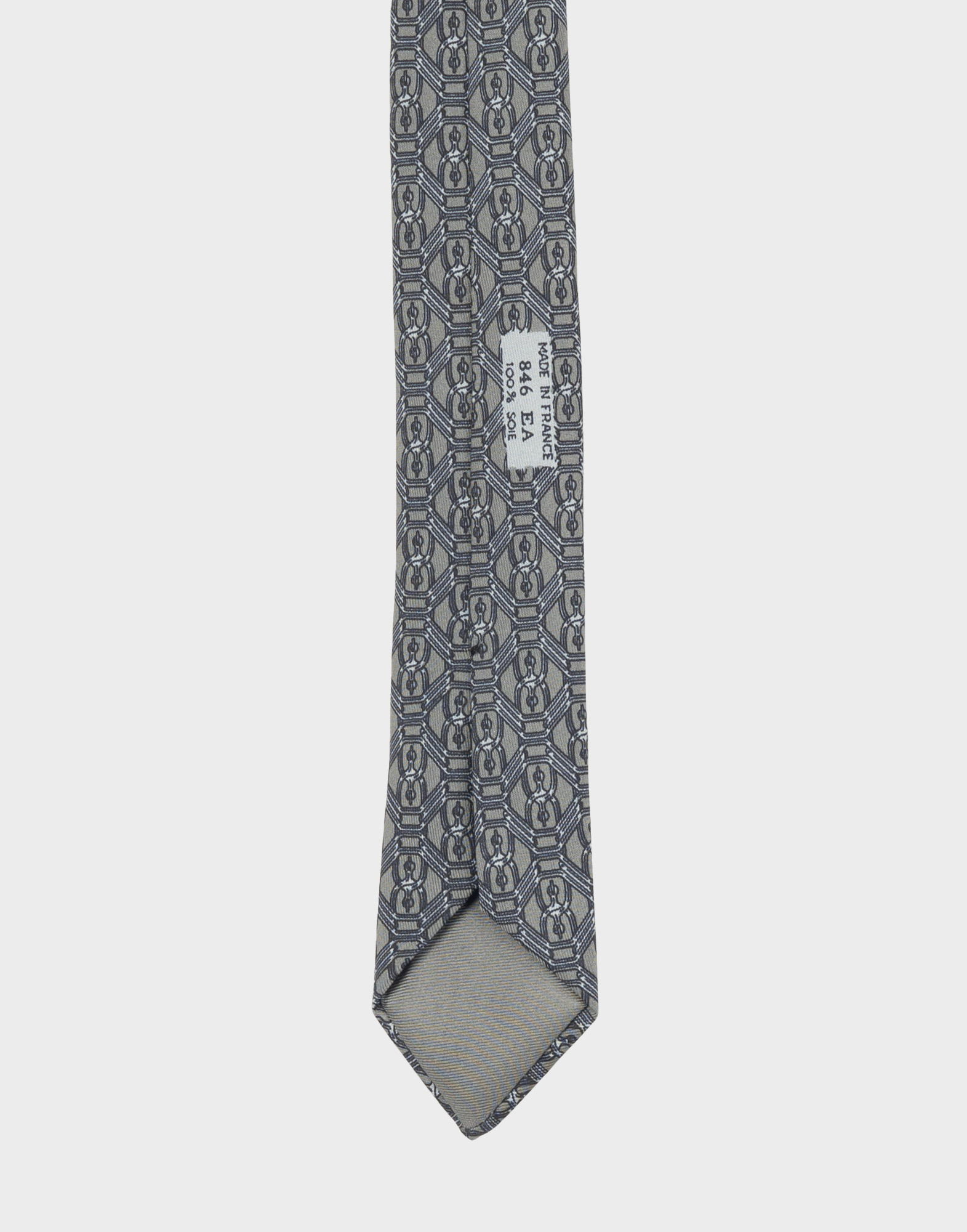 Hermes - Tie with clasp pattern - Image 5
