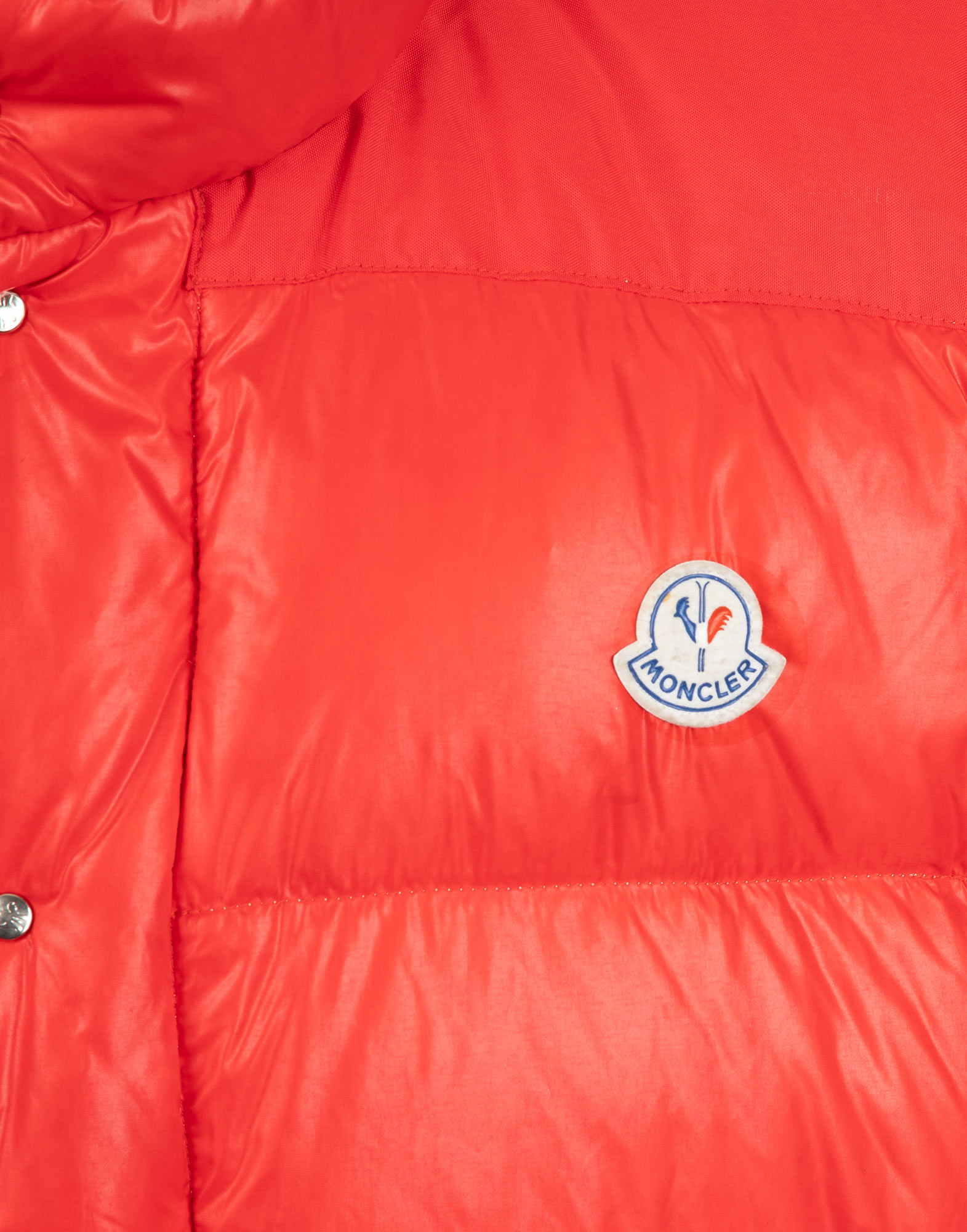Moncler - 80s red sleeveless down jacket - Image 7