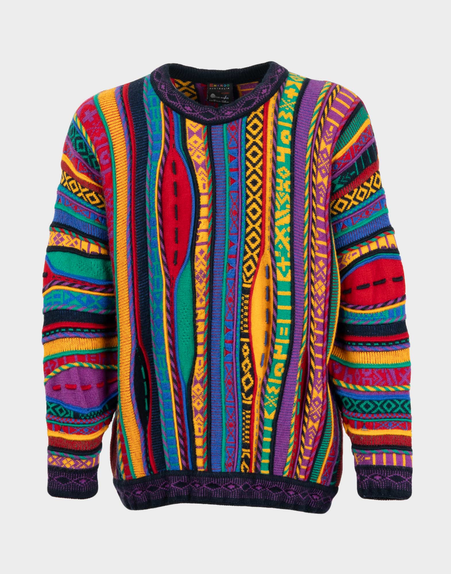 Emaroo - Maglione colorato anni '90