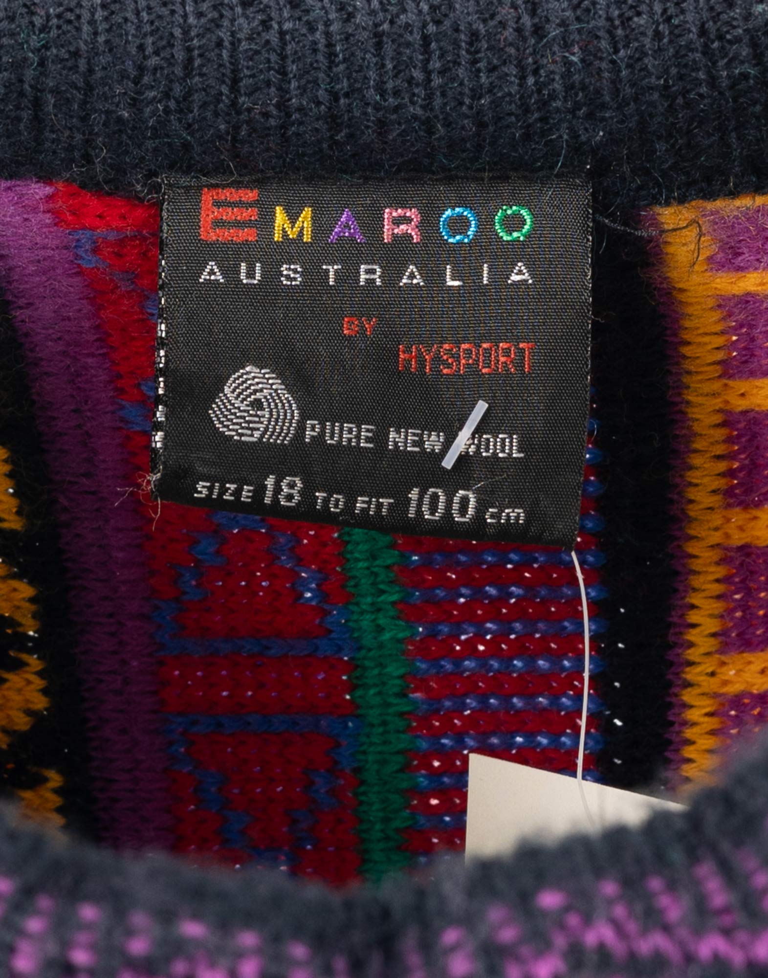 Emaroo - Maglione colorato anni '90 - immagine 6