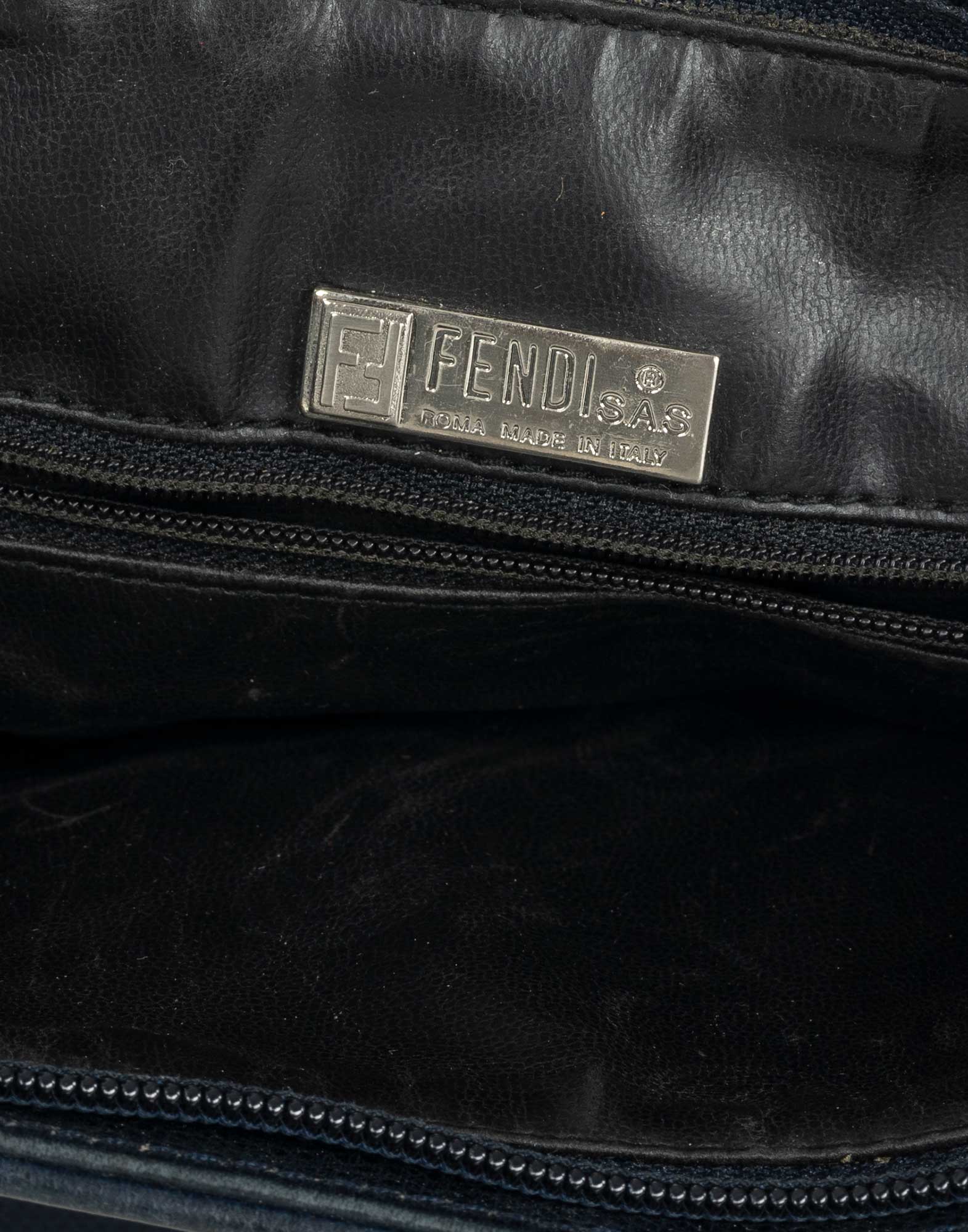 Fendi - Borsa a tracolla blu anni '80 - immagine 8
