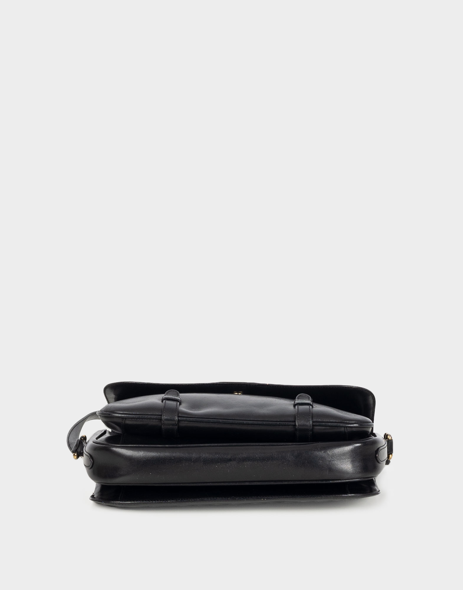 Gucci - Borsa nera a cartella anni '80 - immagine 6