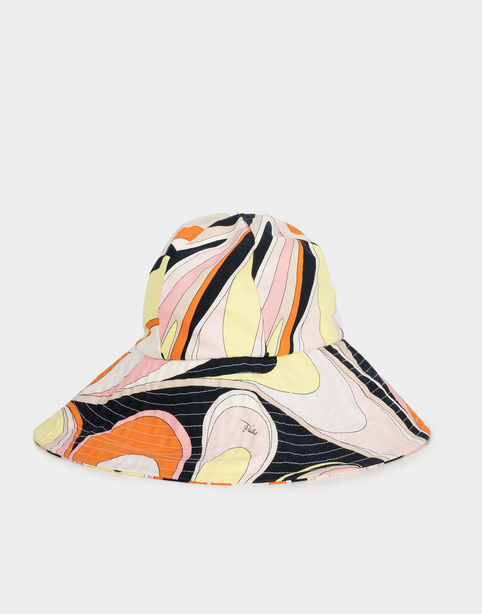 Emilio Pucci - Cappello in cotone multicolore