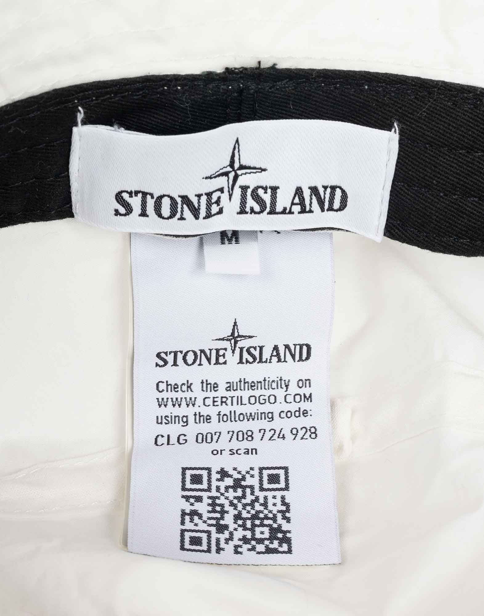 Stone Island - Cappello pescatore bianco - immagine 5