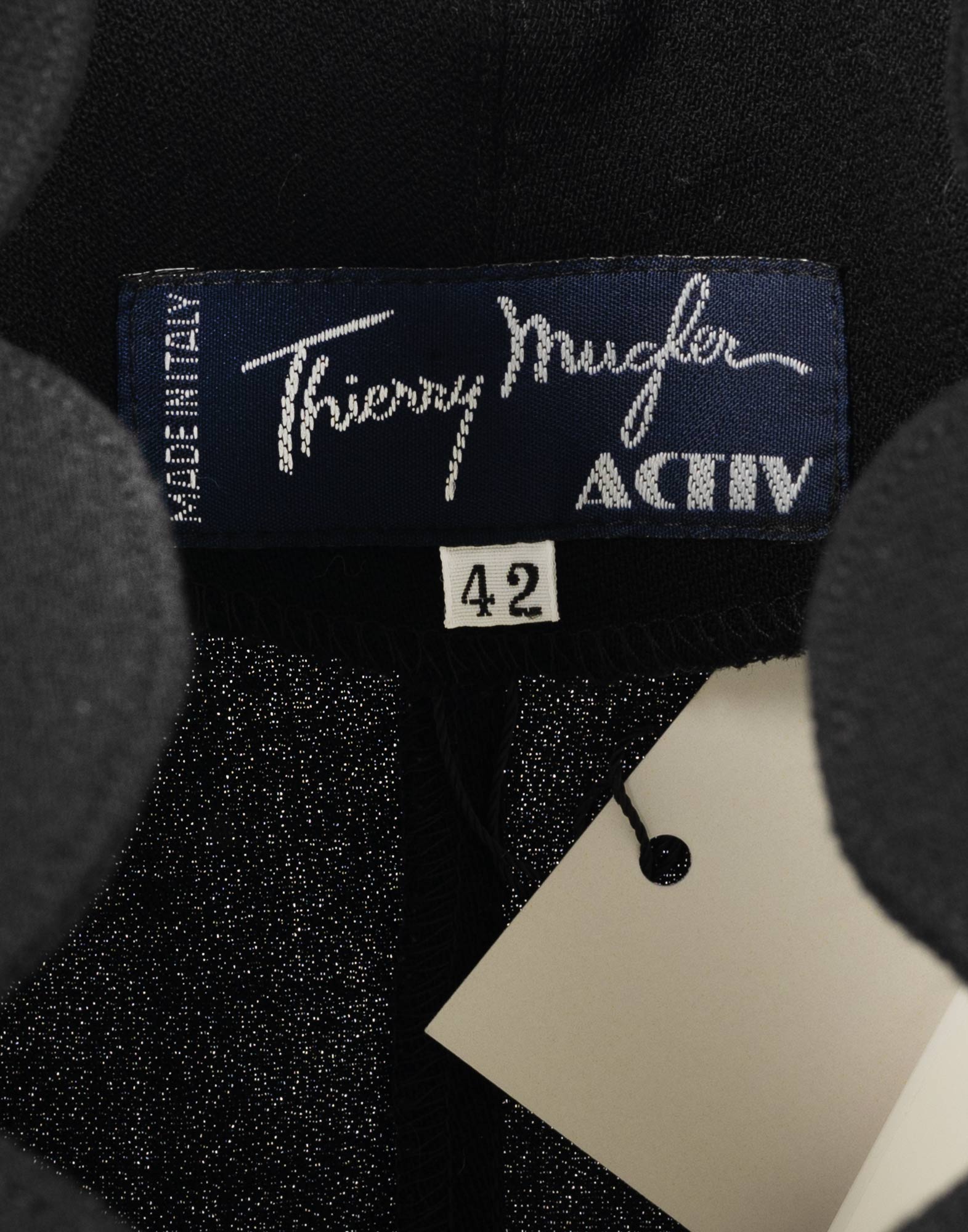Thierry Mugler - Vestito nero anni '90 - immagine 6