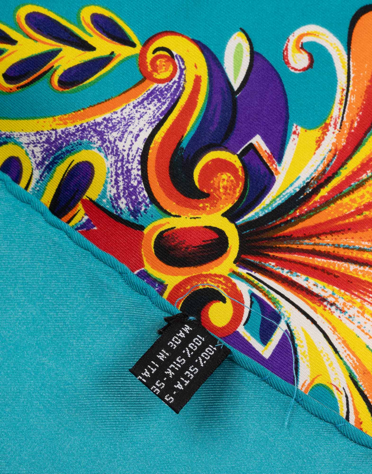 Gianni Versace - Foulard in seta 'Teatro' anni '90 - immagine 5