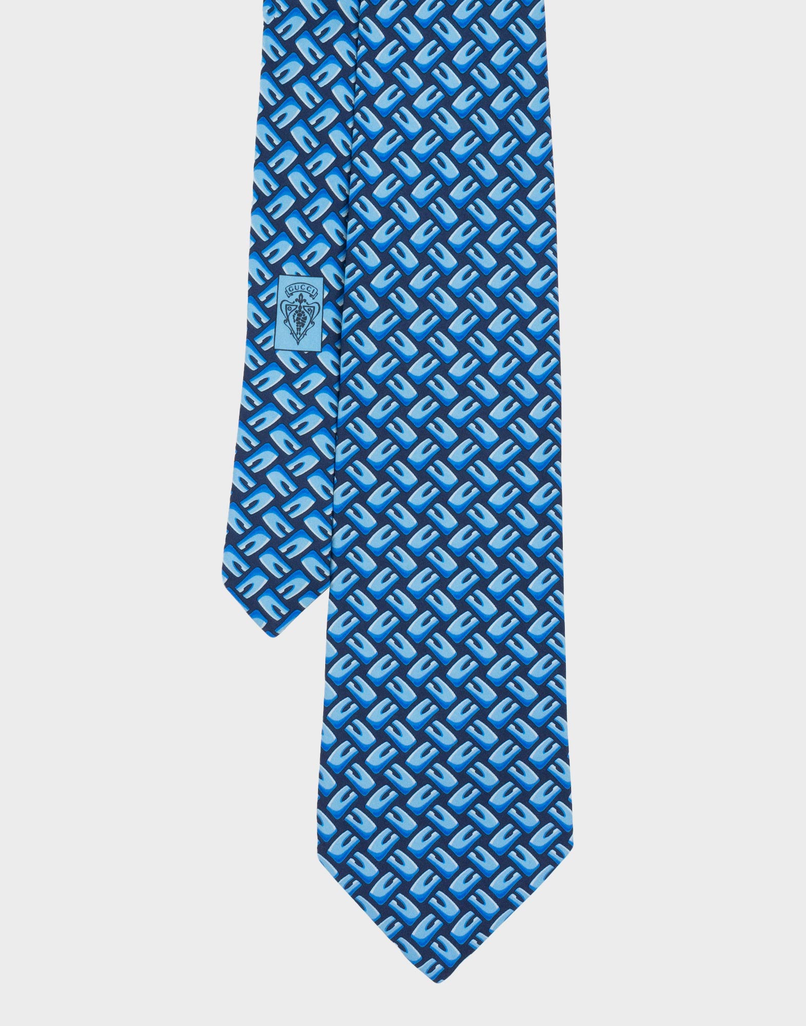 Gucci - Cravatta monogramma blu - immagine 2