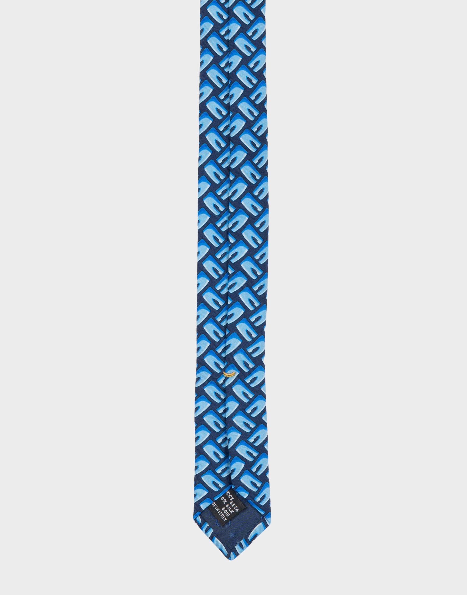 Gucci - Cravatta monogramma blu - immagine 5
