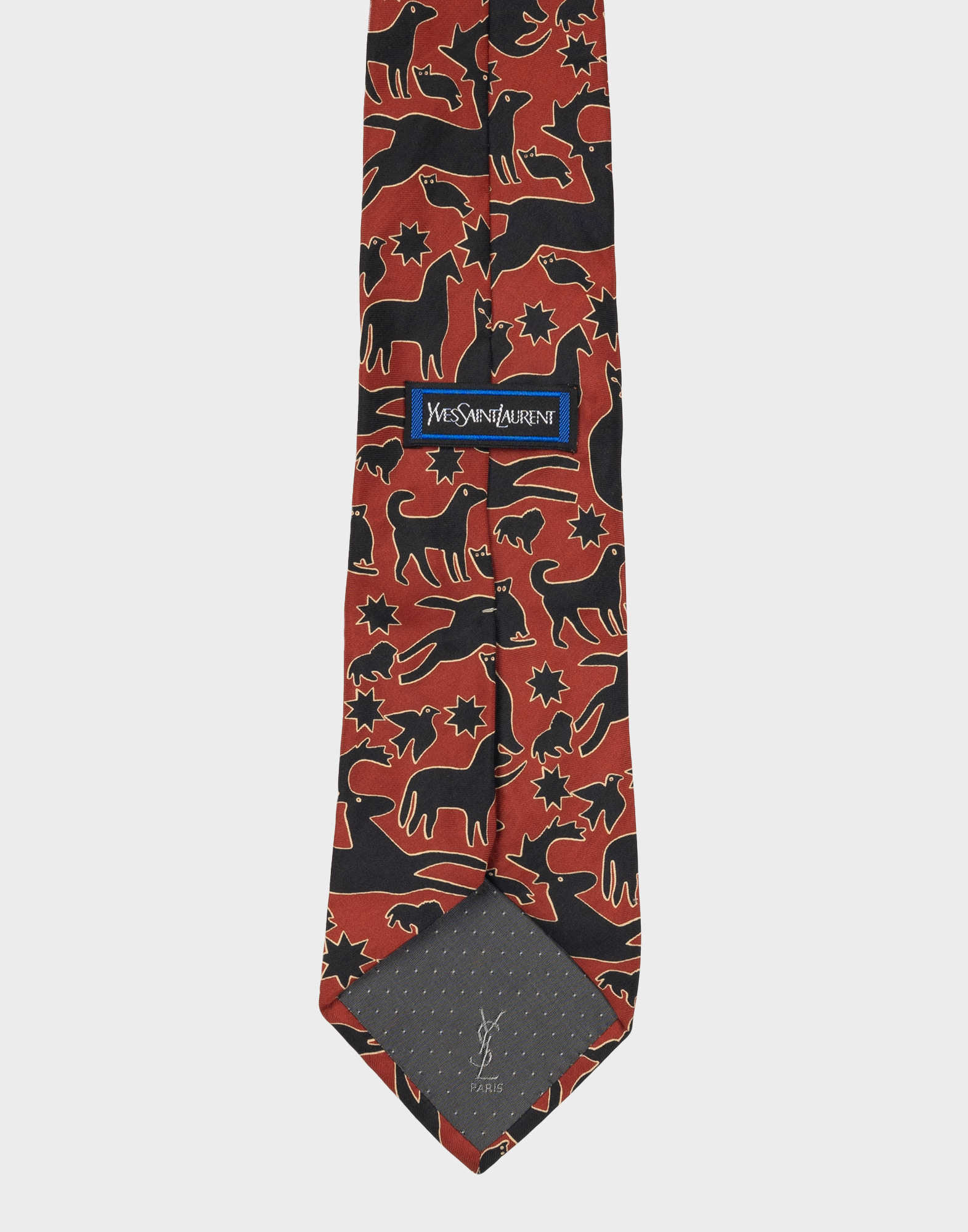 Yves Saint Laurent - Tie with animal silhouettes - Image 4