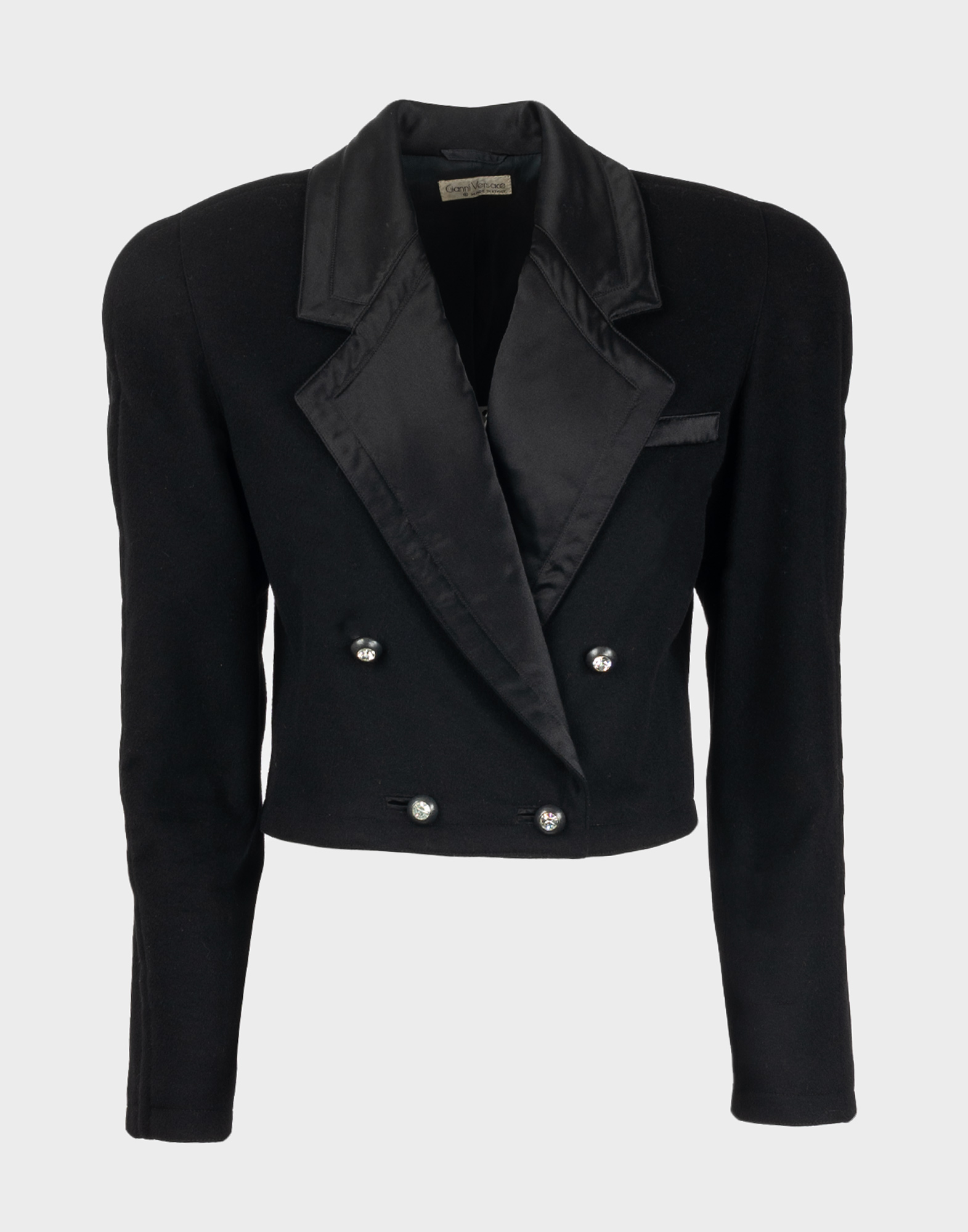 Gianni Versace - Giacca nera corta anni '80