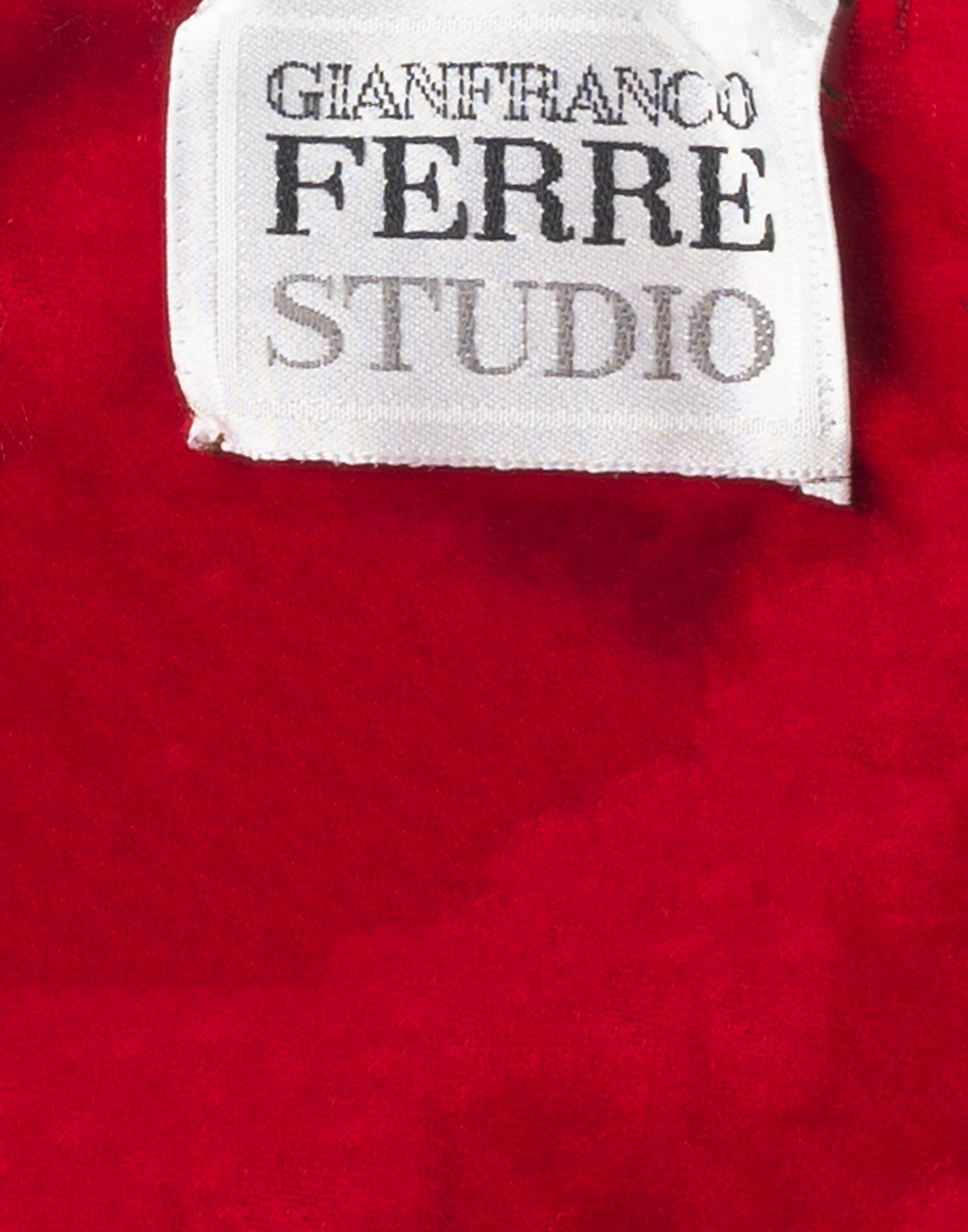 Gianfranco Ferrè - Vestito rosso in velluto - immagine 6