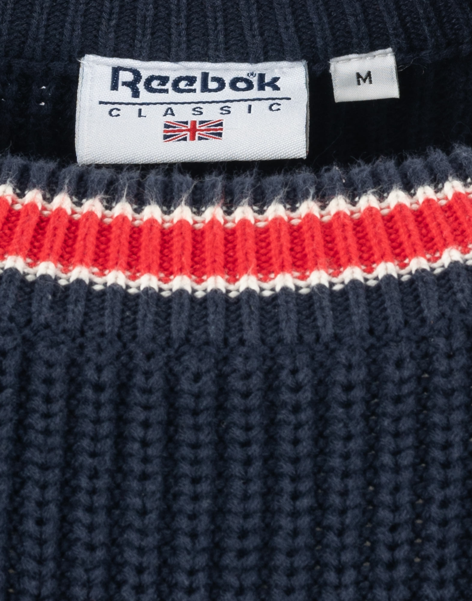 Reebok - Maglione blu in cotone - immagine 3