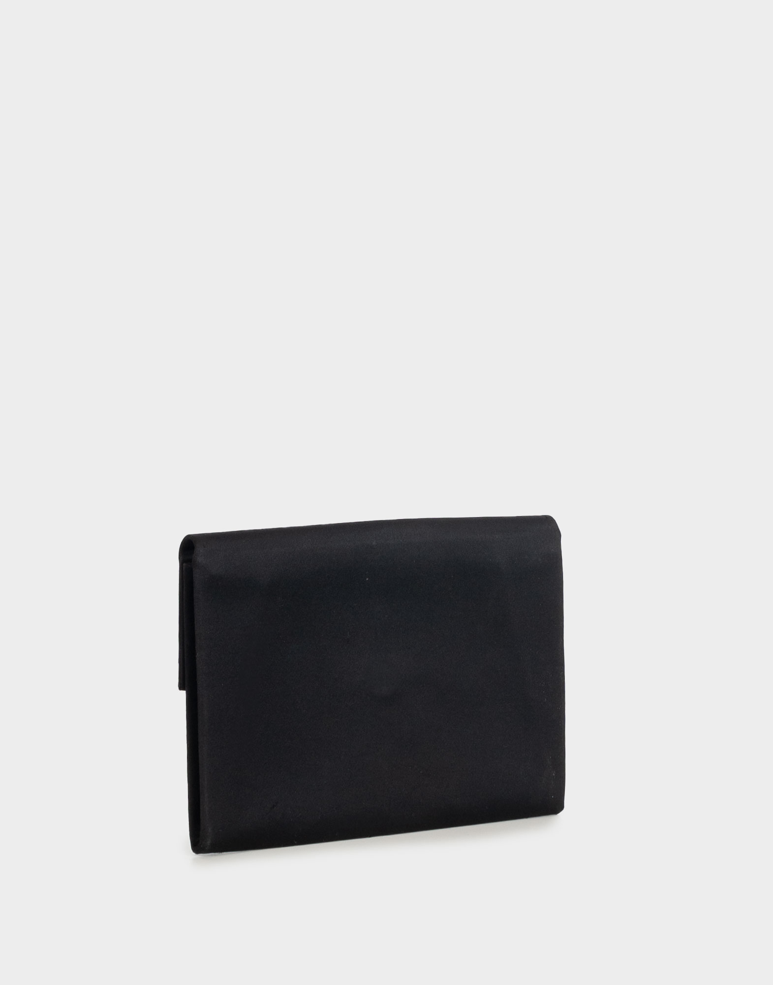 Christian Dior - Clutch nera in raso anni 70/80 - immagine 3