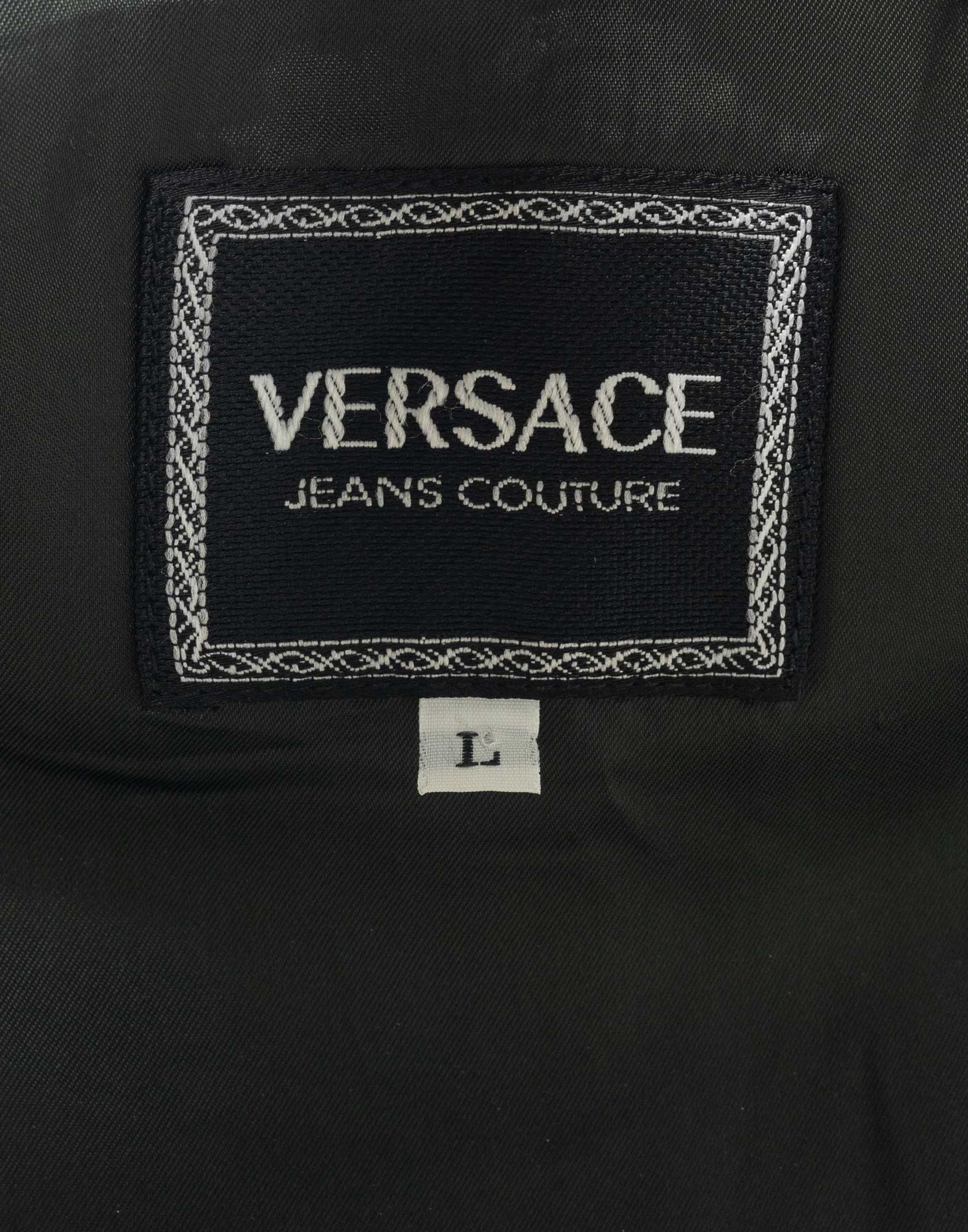 Versace Jeans - Panciotto grigio in lana anni '90 - immagine 6
