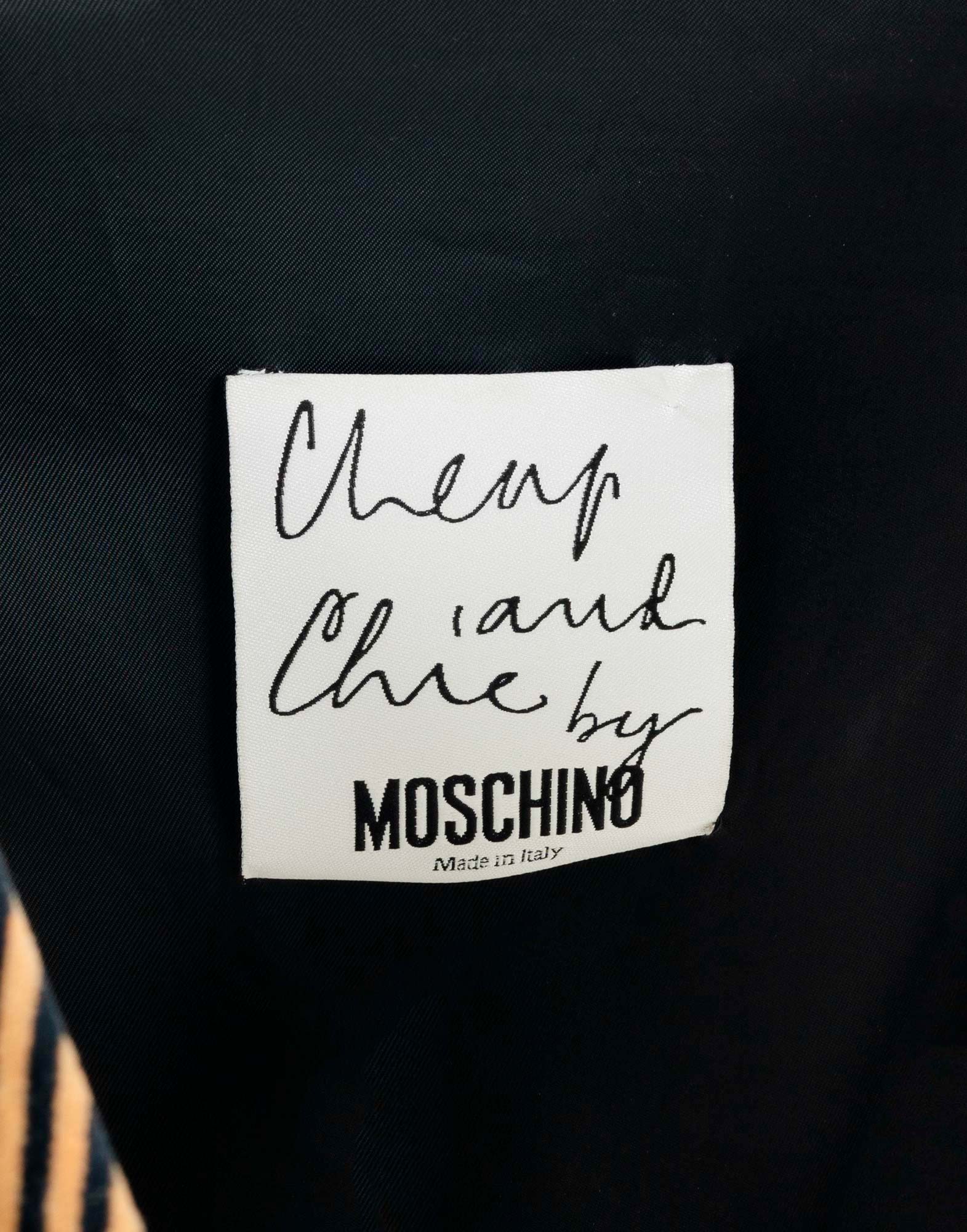 Moschino - Gilet a righe marrone e nero - immagine 3