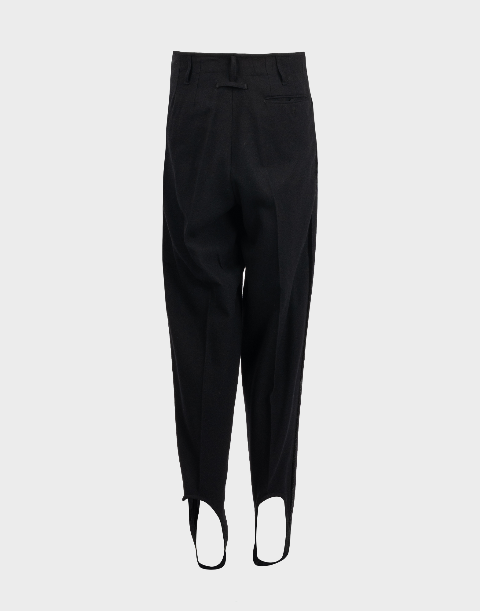 Jean Paul Gaultier - Pantaloni neri con staffa - immagine 5
