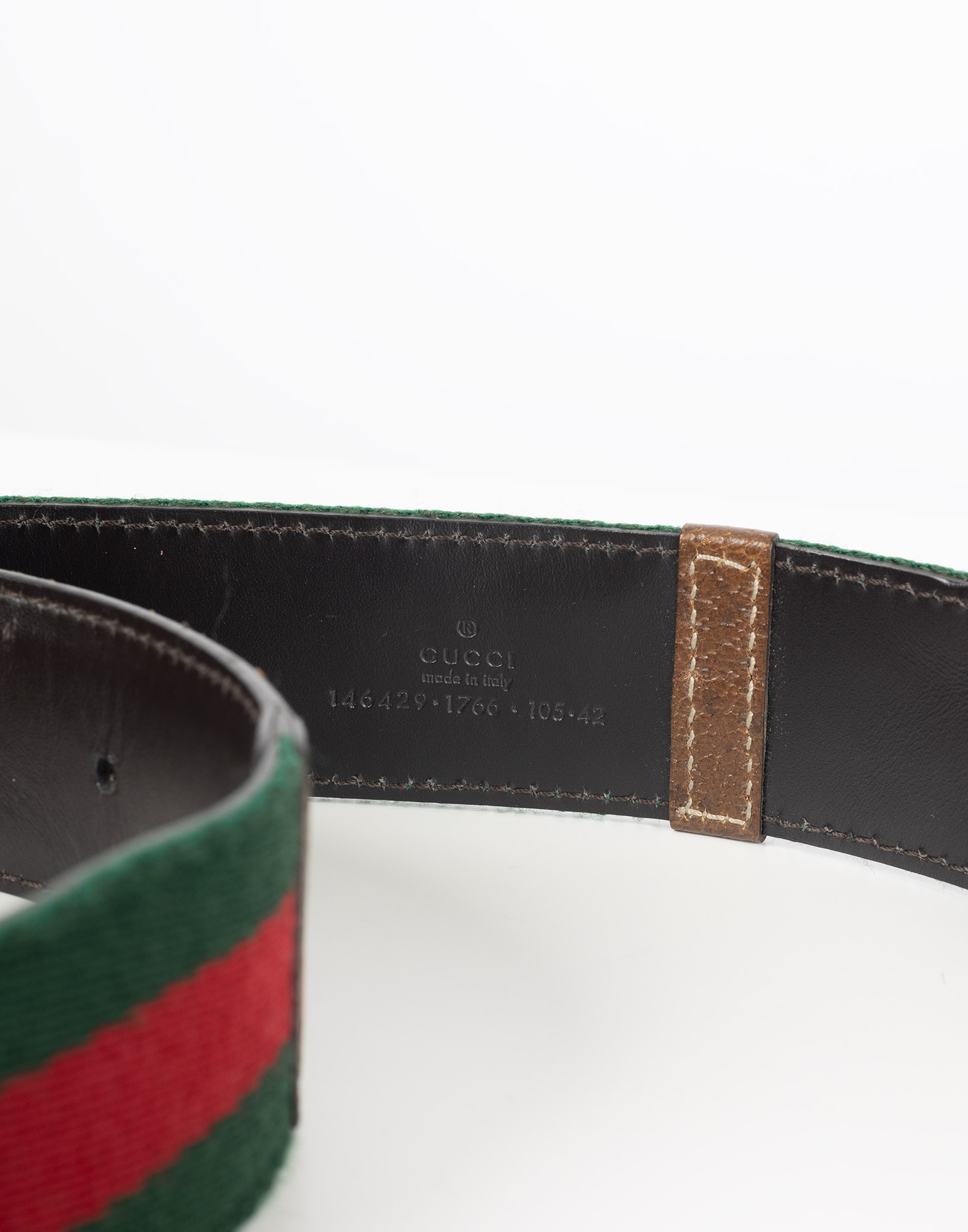 Gucci - Cintura in tessuto web - immagine 3