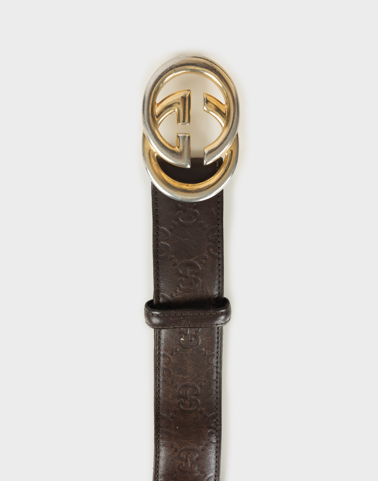 Gucci - Cintura in pelle marrone - immagine 2
