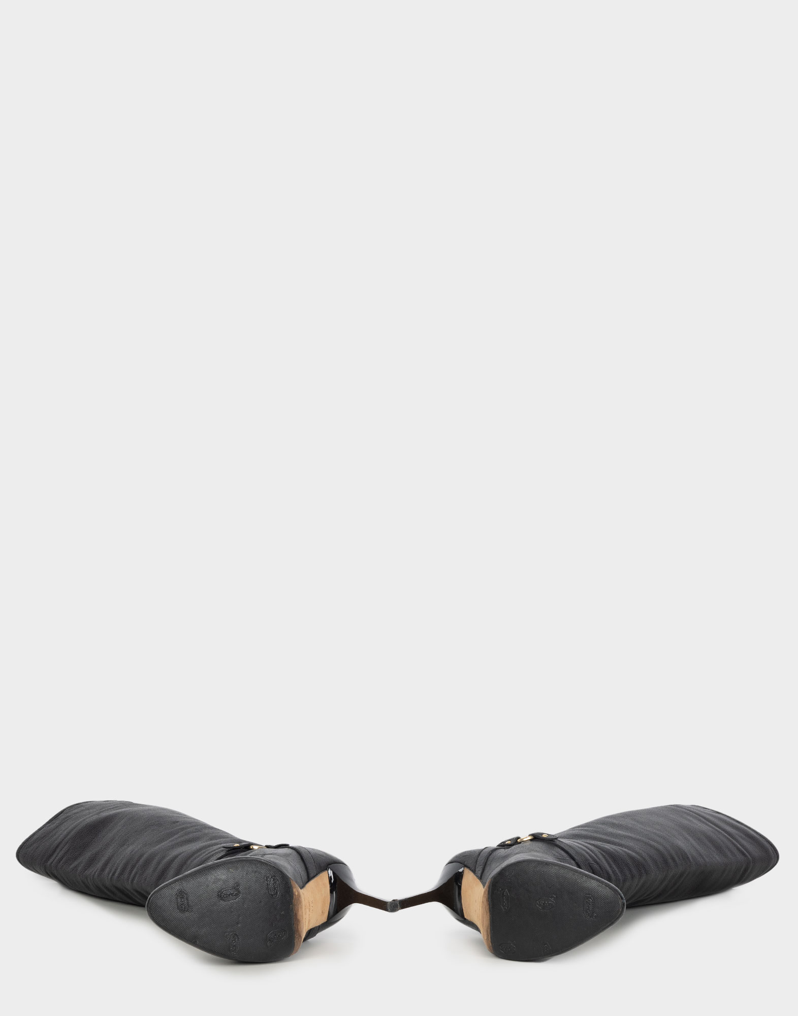 Jimmy Choo - Stivali neri in pelle con tacco - immagine 4