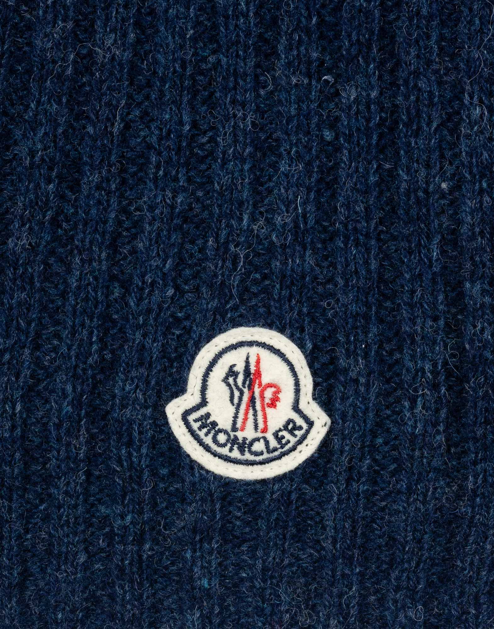 Moncler - Sciarpa in  lana con logo - immagine 2