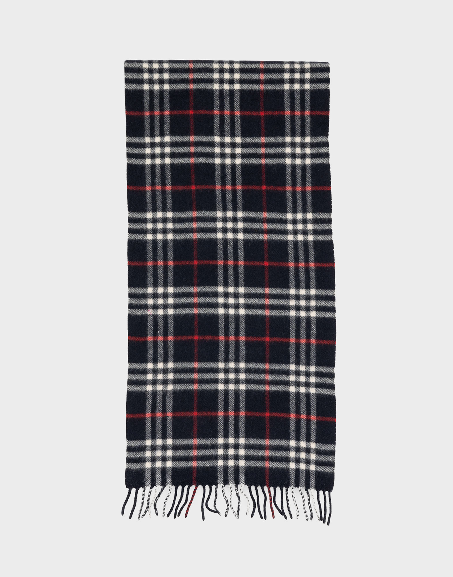 Burberry - Sciarpa in lana blu
