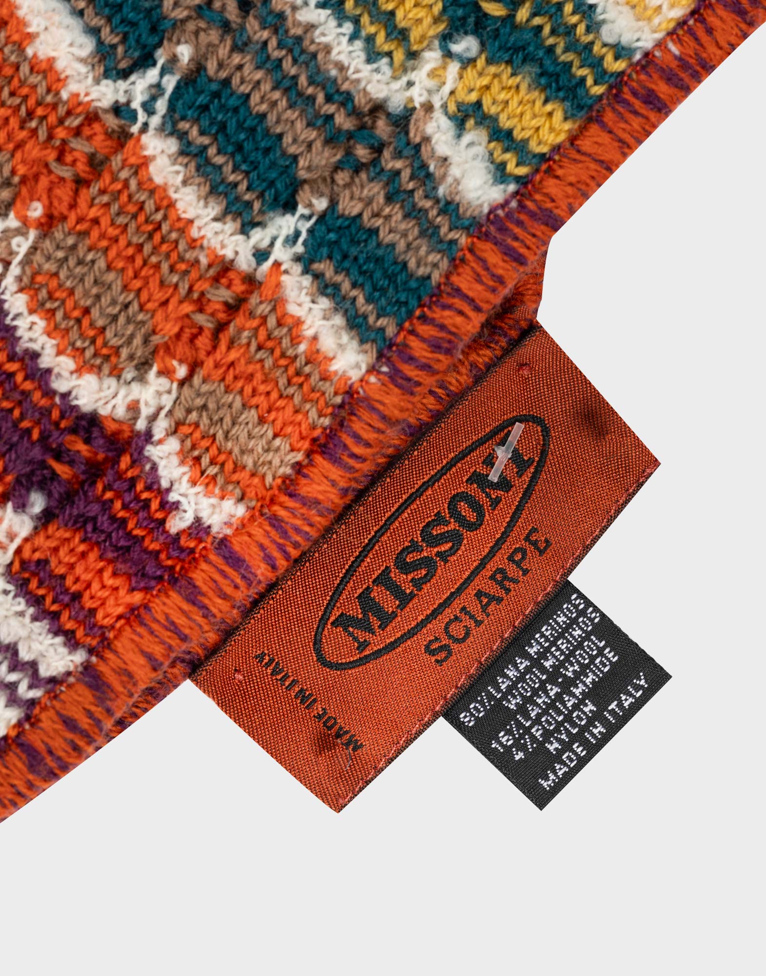 Missoni - Sciarpa multicolore intrecciata - immagine 3