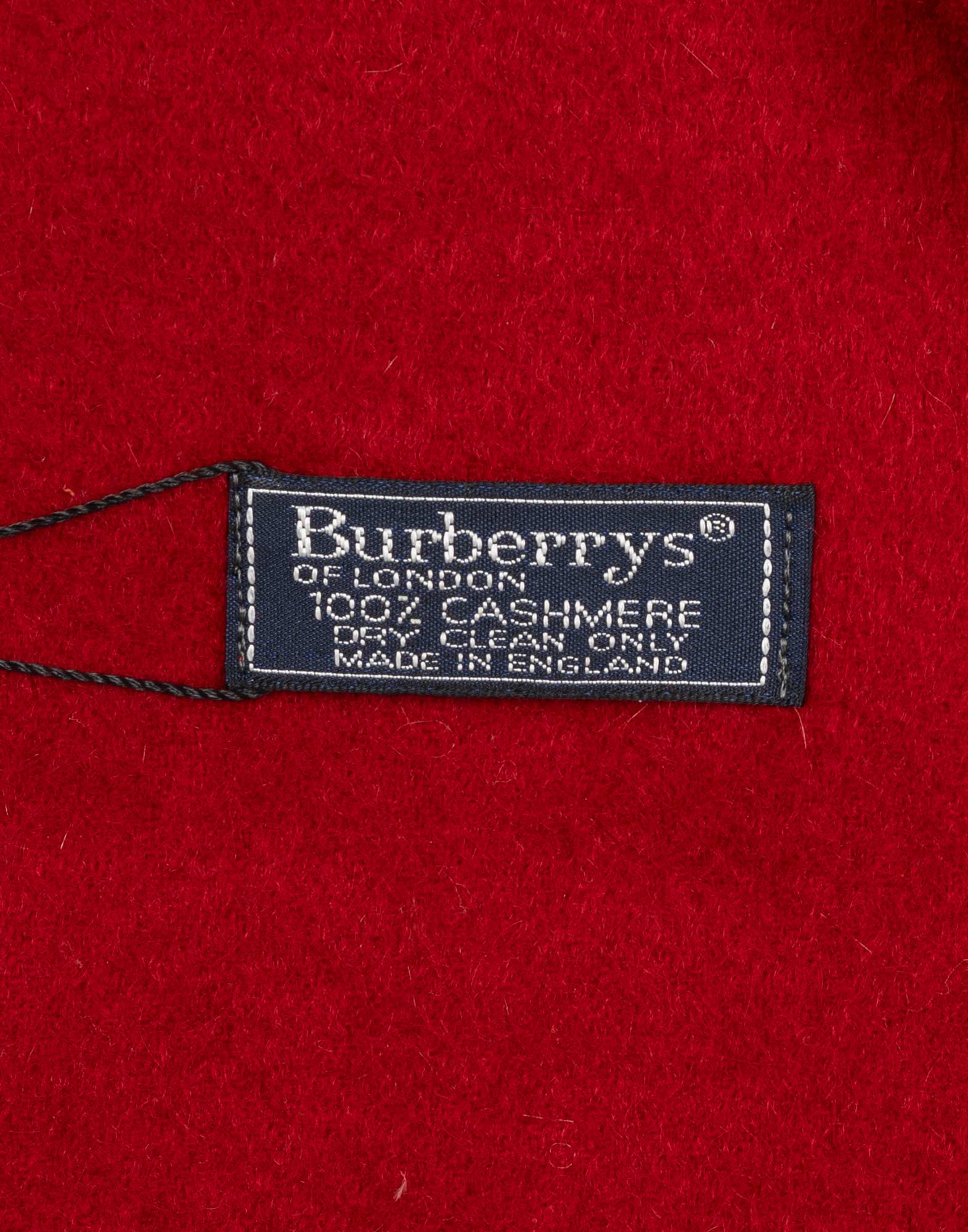 Burberry - Sciarpa in cashmere rossa - immagine 3