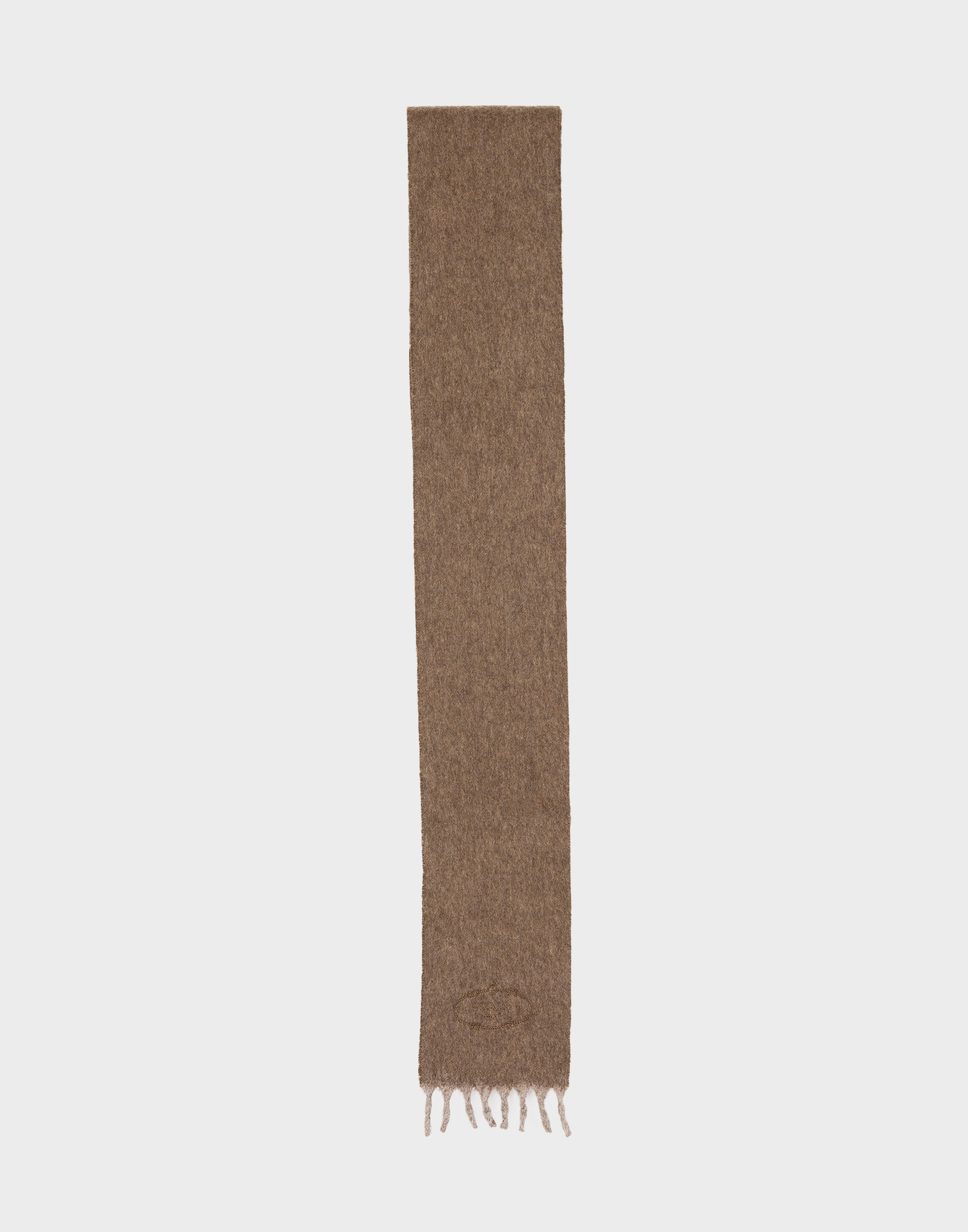 Prada - Sciarpa in cashmere e frange