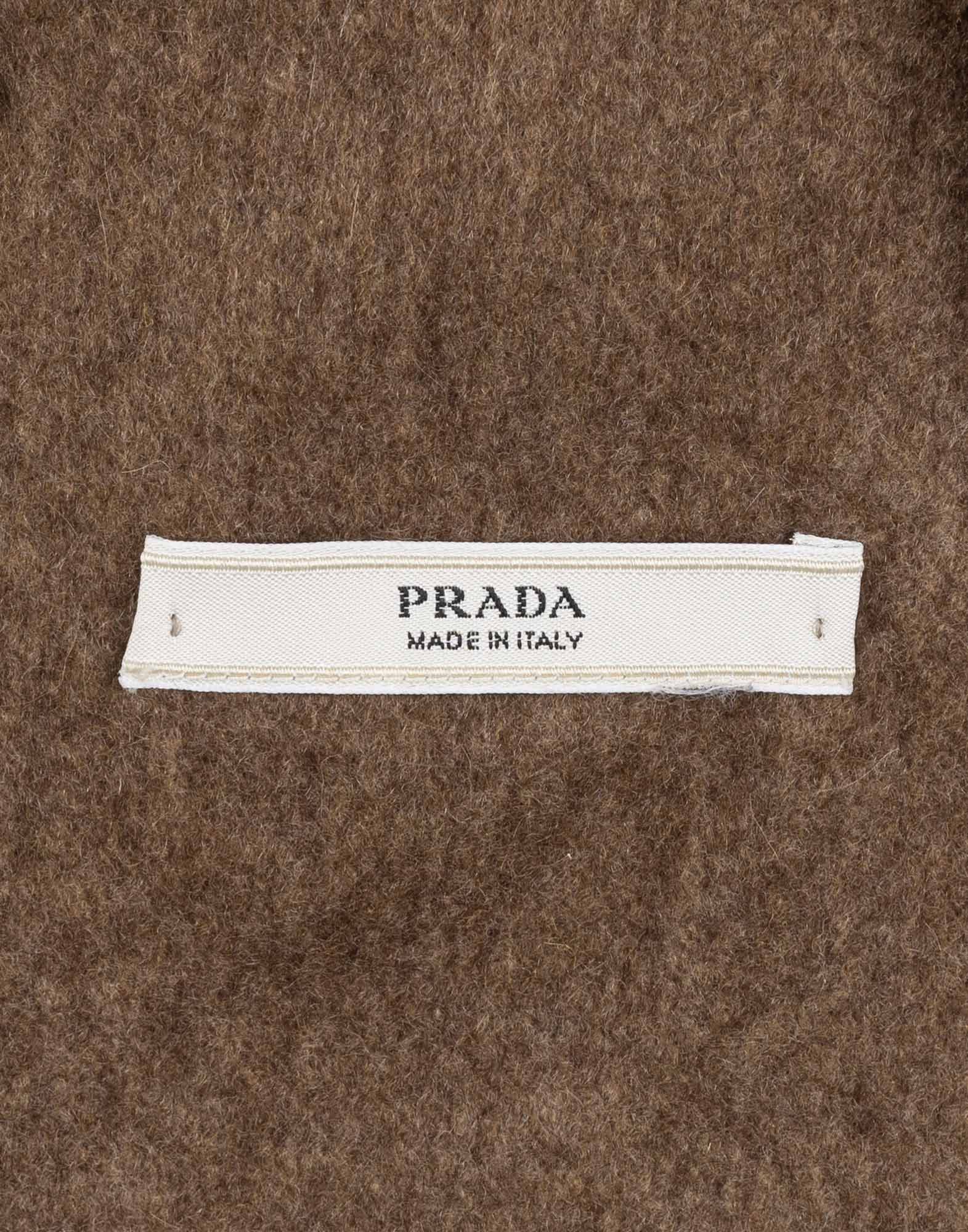 Prada - Sciarpa in cashmere e frange - immagine 3
