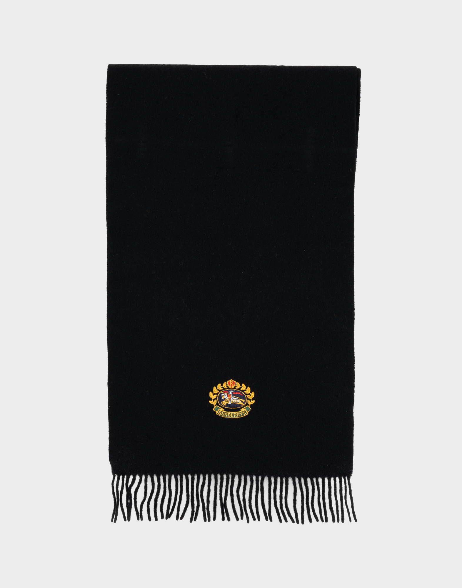 Burberry - Sciarpa in lana con logo