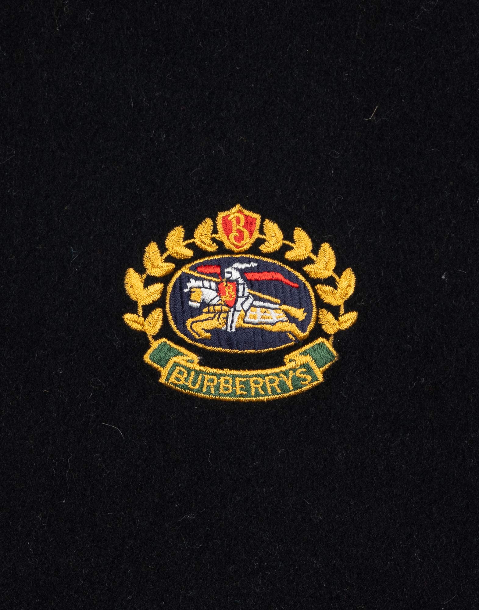 Burberry - Sciarpa in lana con logo - immagine 2