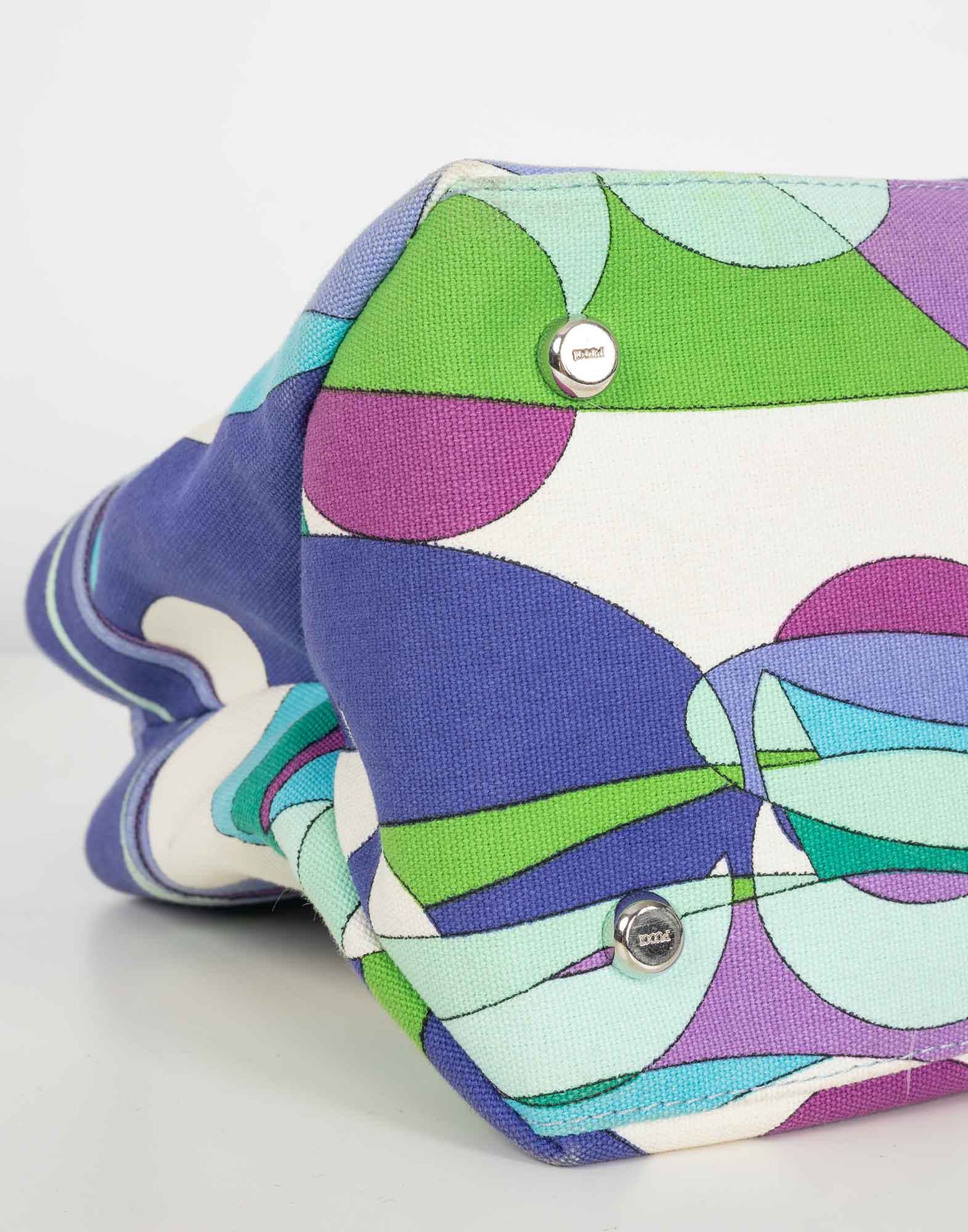 Emilio Pucci - Borsa a mano multicolore - immagine 6