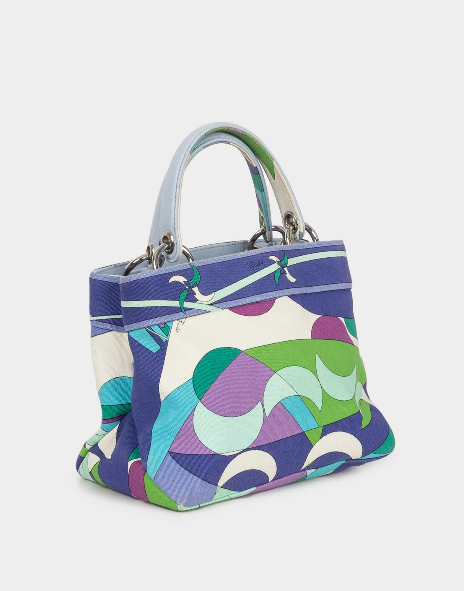 Emilio Pucci - Borsa a mano multicolore - immagine 4