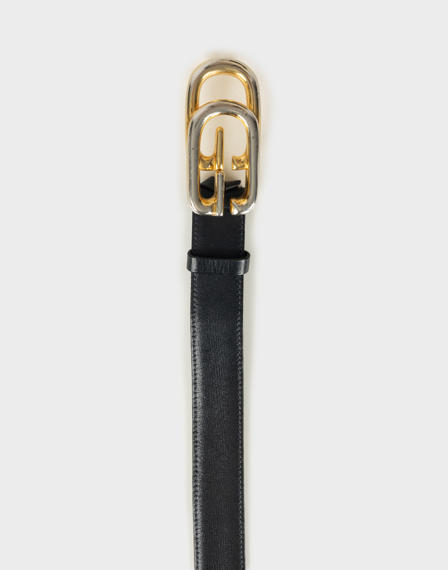 Gucci - Cintura blu in pelle anni '80 - immagine 2
